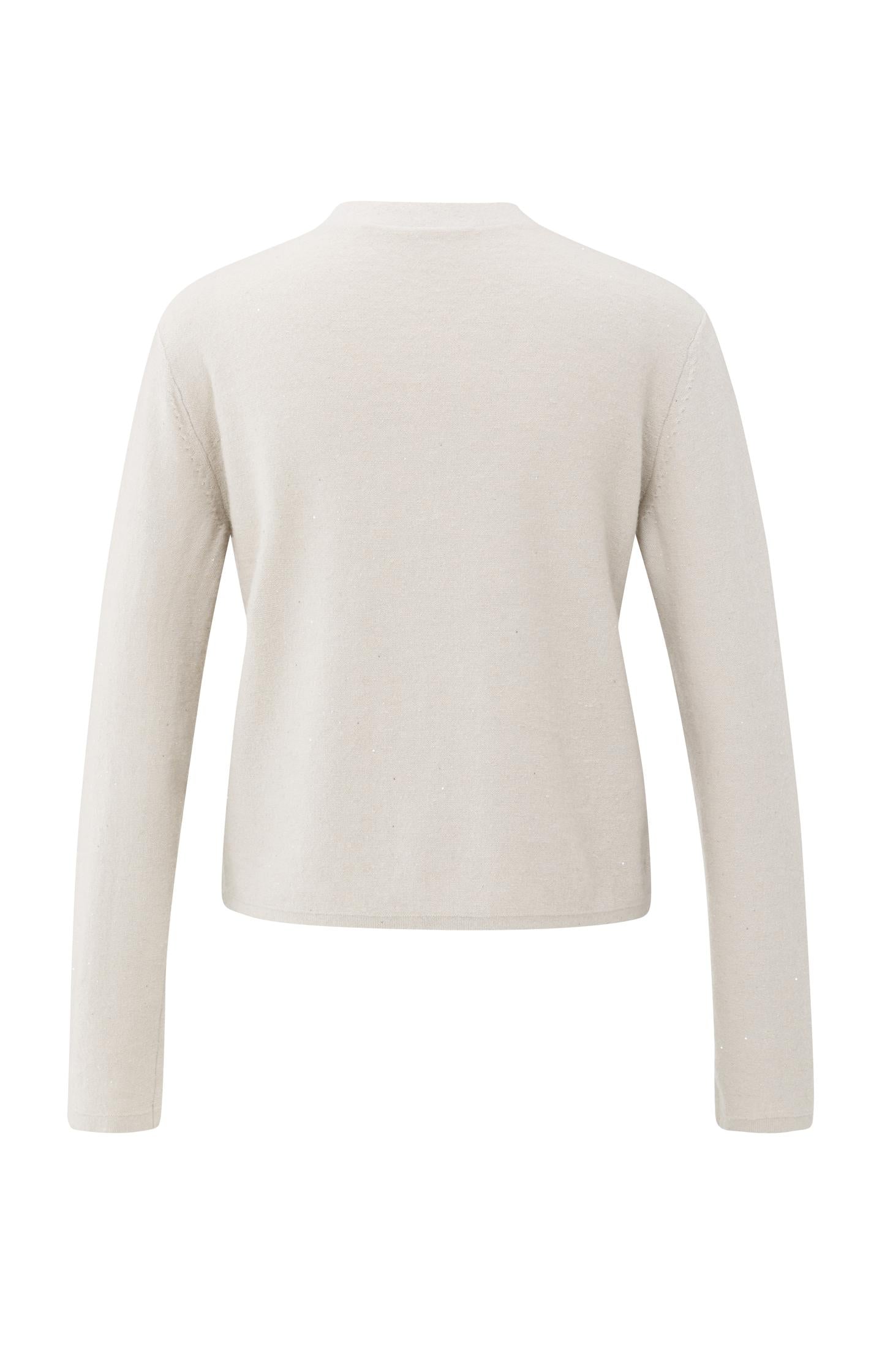 Knitted cardigan with matching spencer with subtle sequins