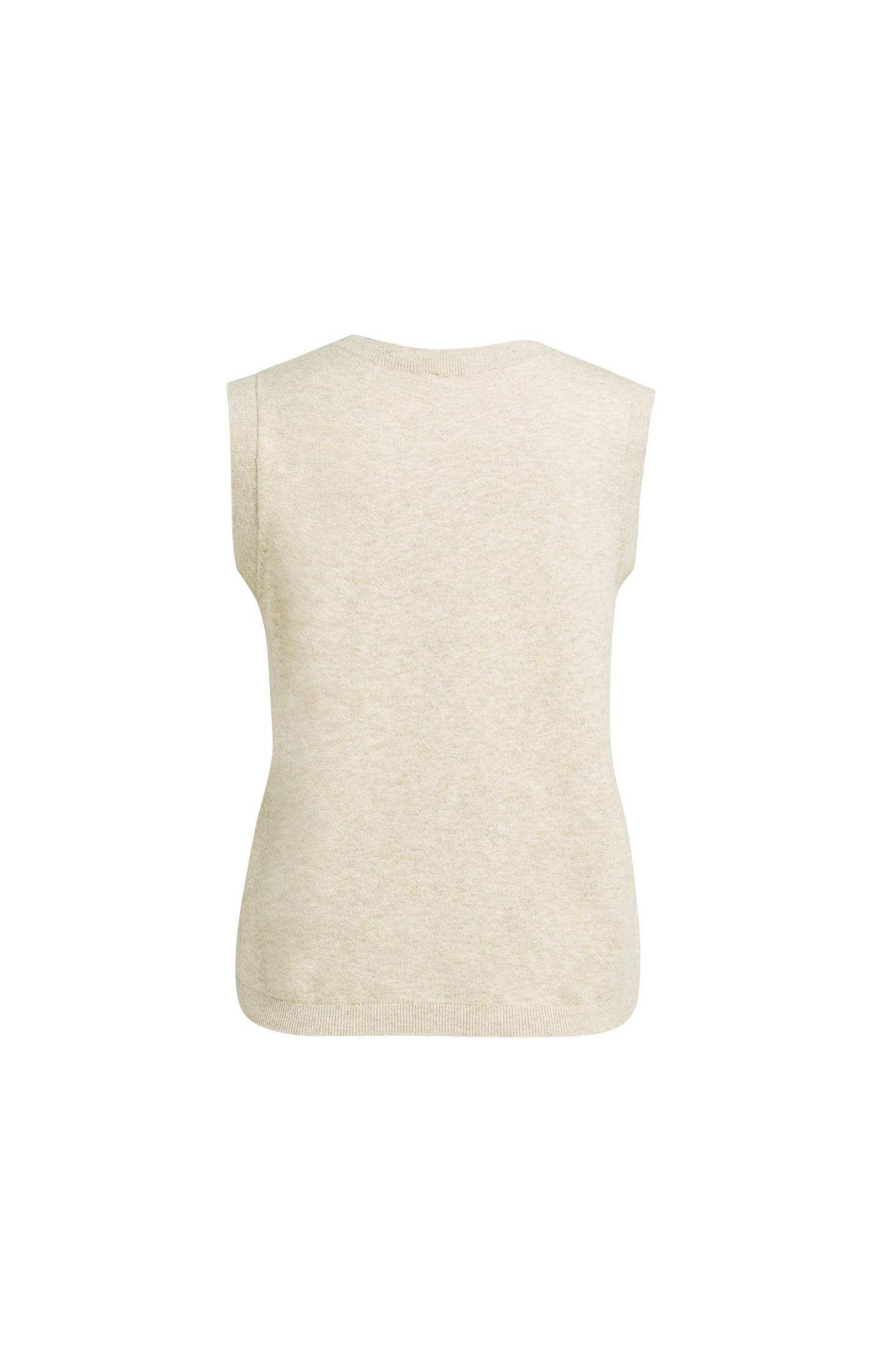 Knitted spencer with button closure - Type: lookbook