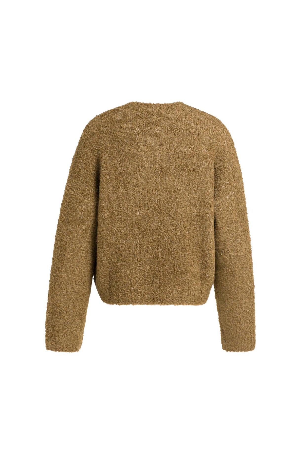 Knitted sweater with artwork