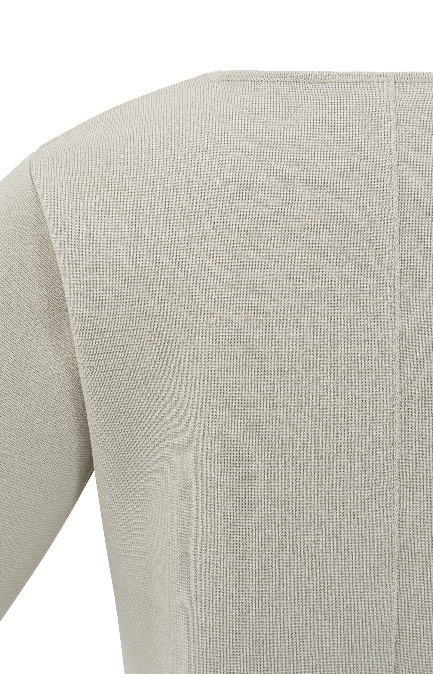 Knitted top with short sleeves and button closure