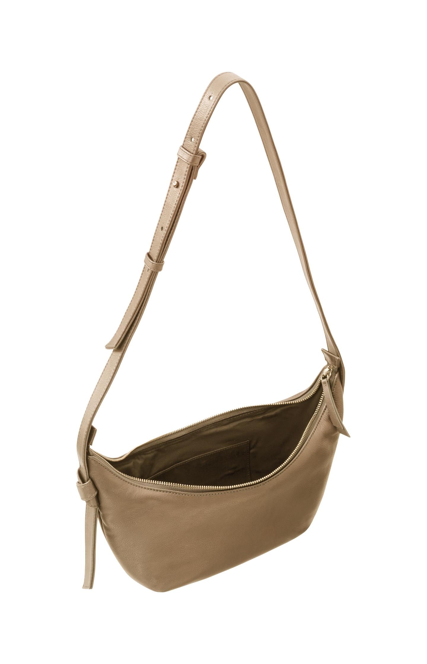 Leather crossbody bag