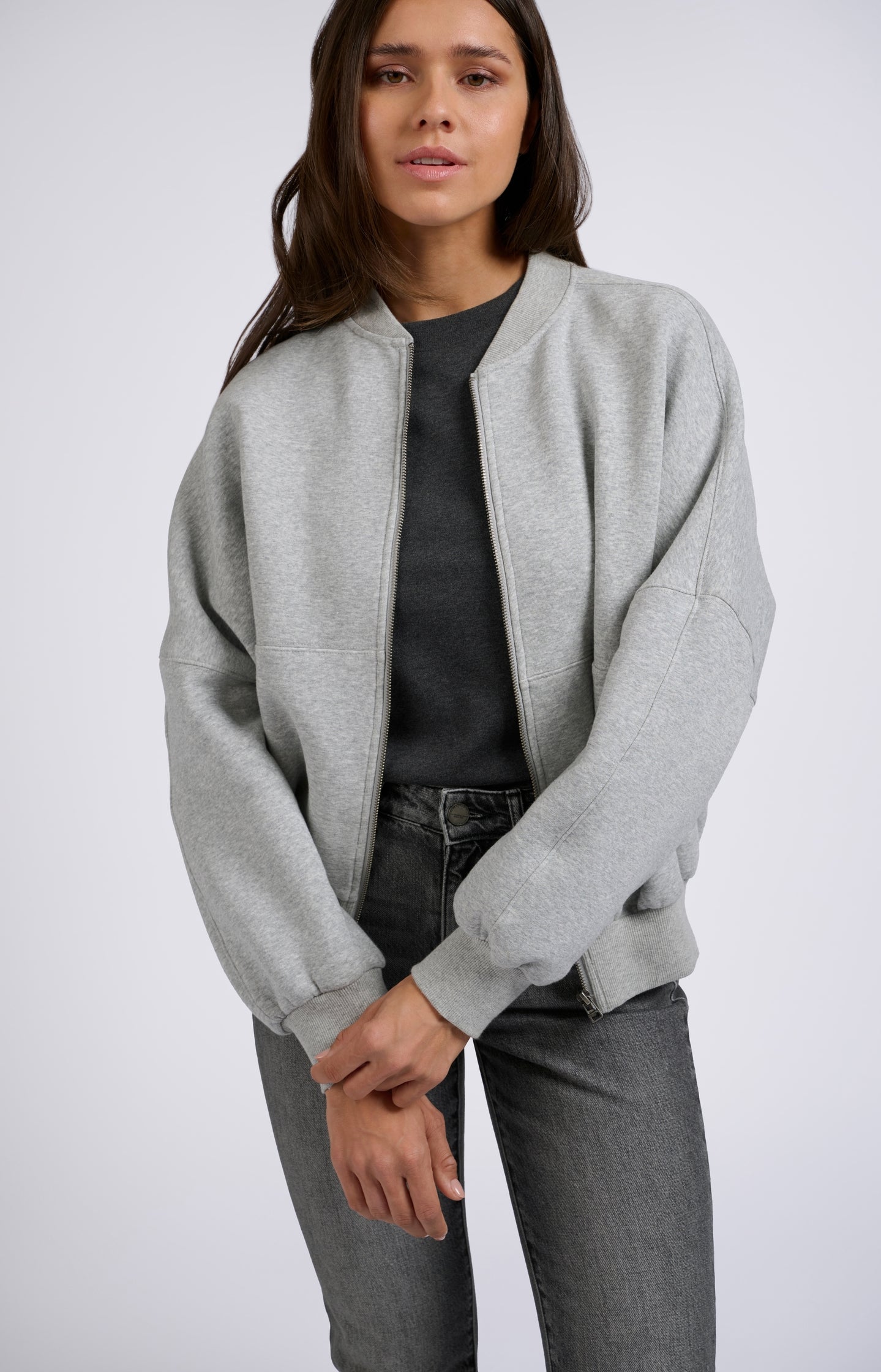 Light grey womens jacket best sale