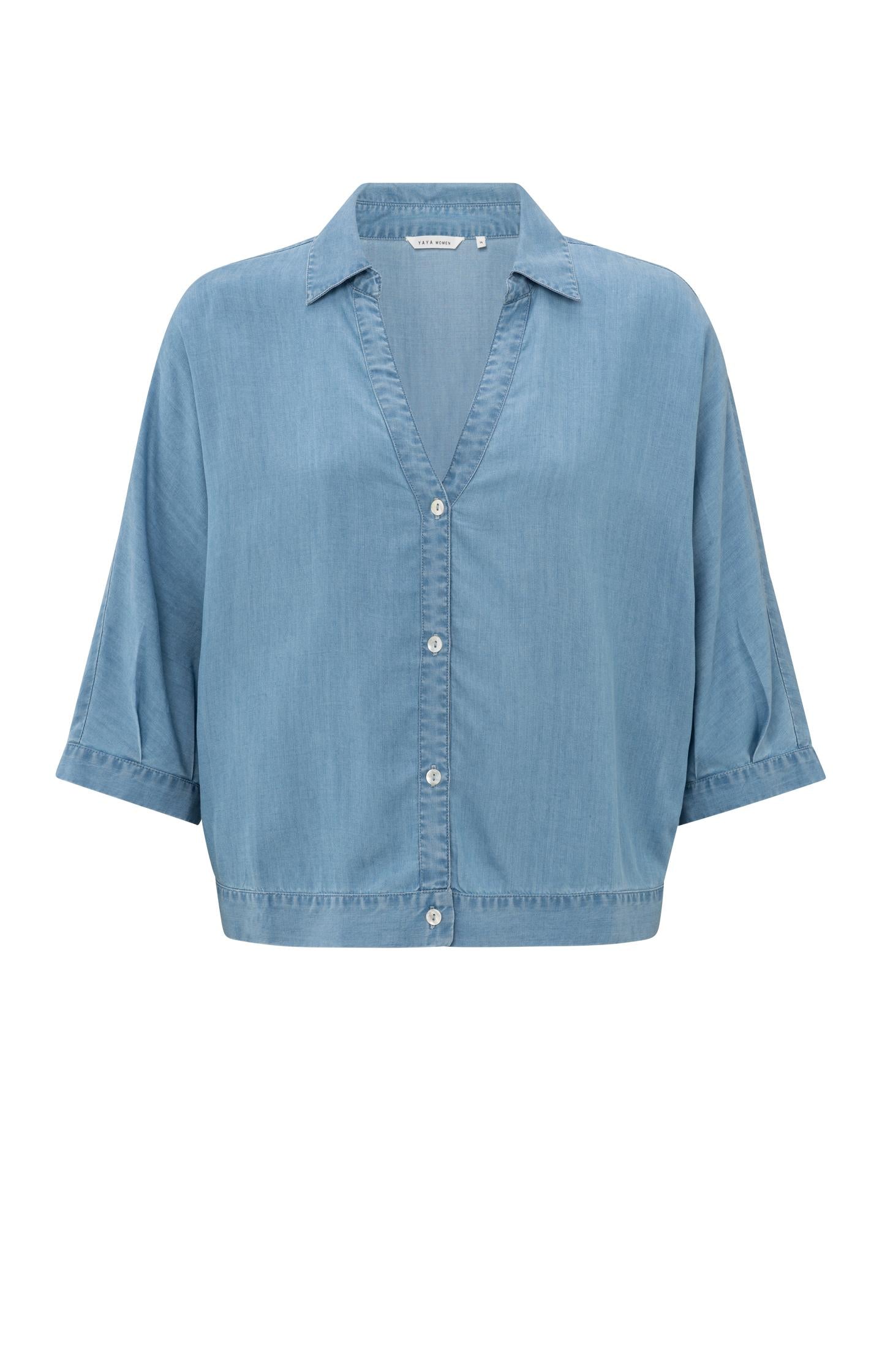 Lightweight chambray blouse - Type: product