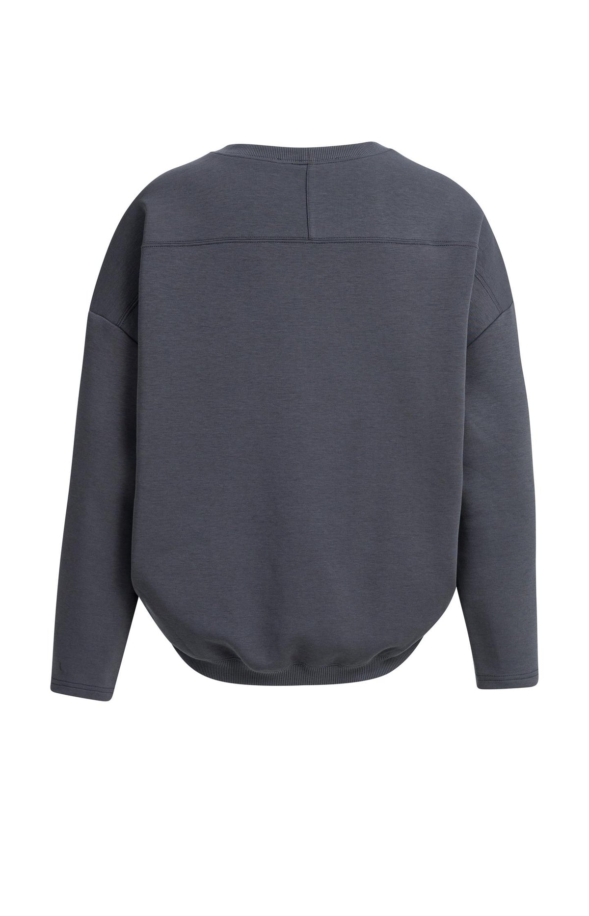 Leichter Pullover mit Ballonsaum - Hole Black