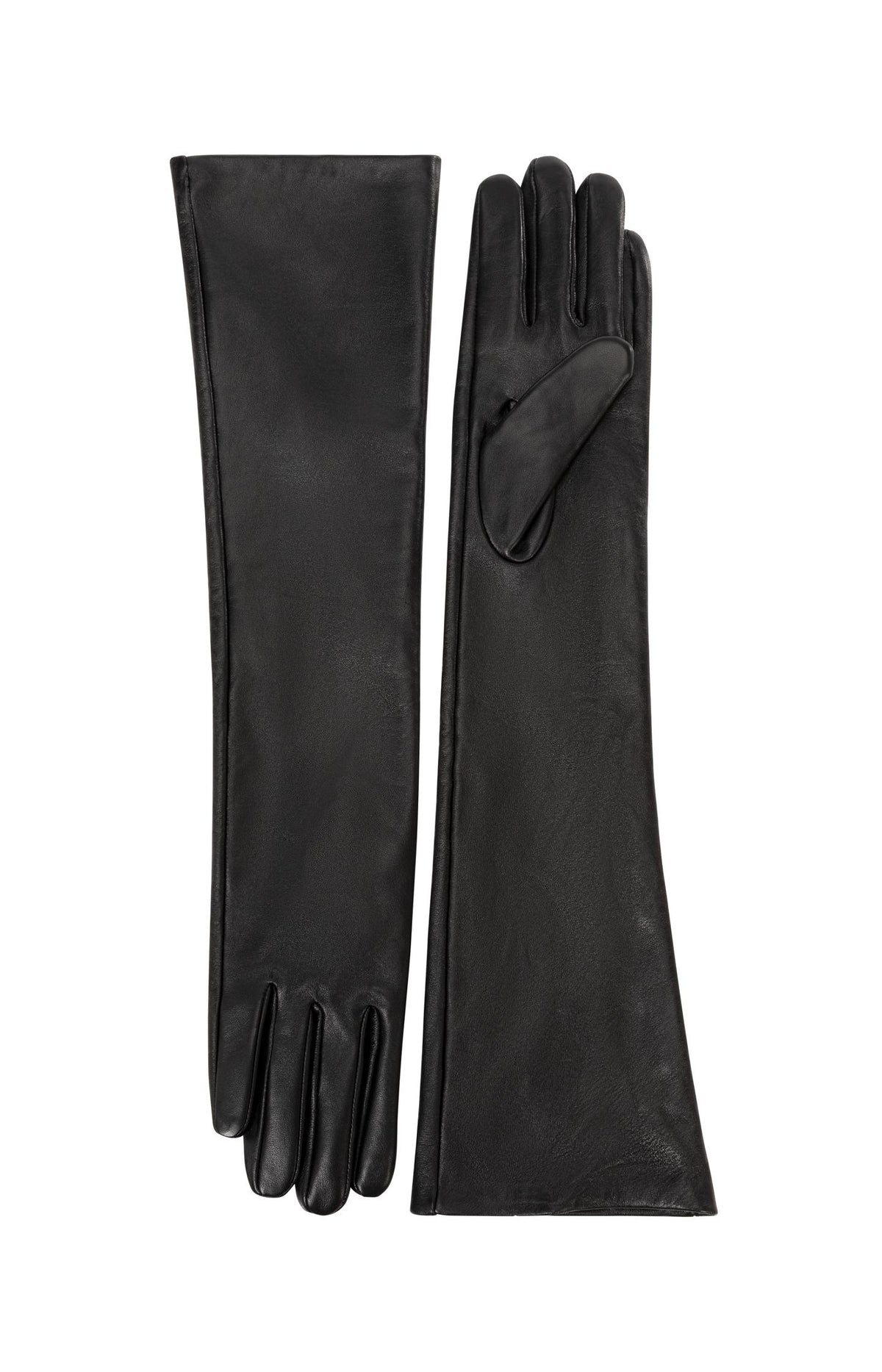 Long leather gloves - Type: lookbook