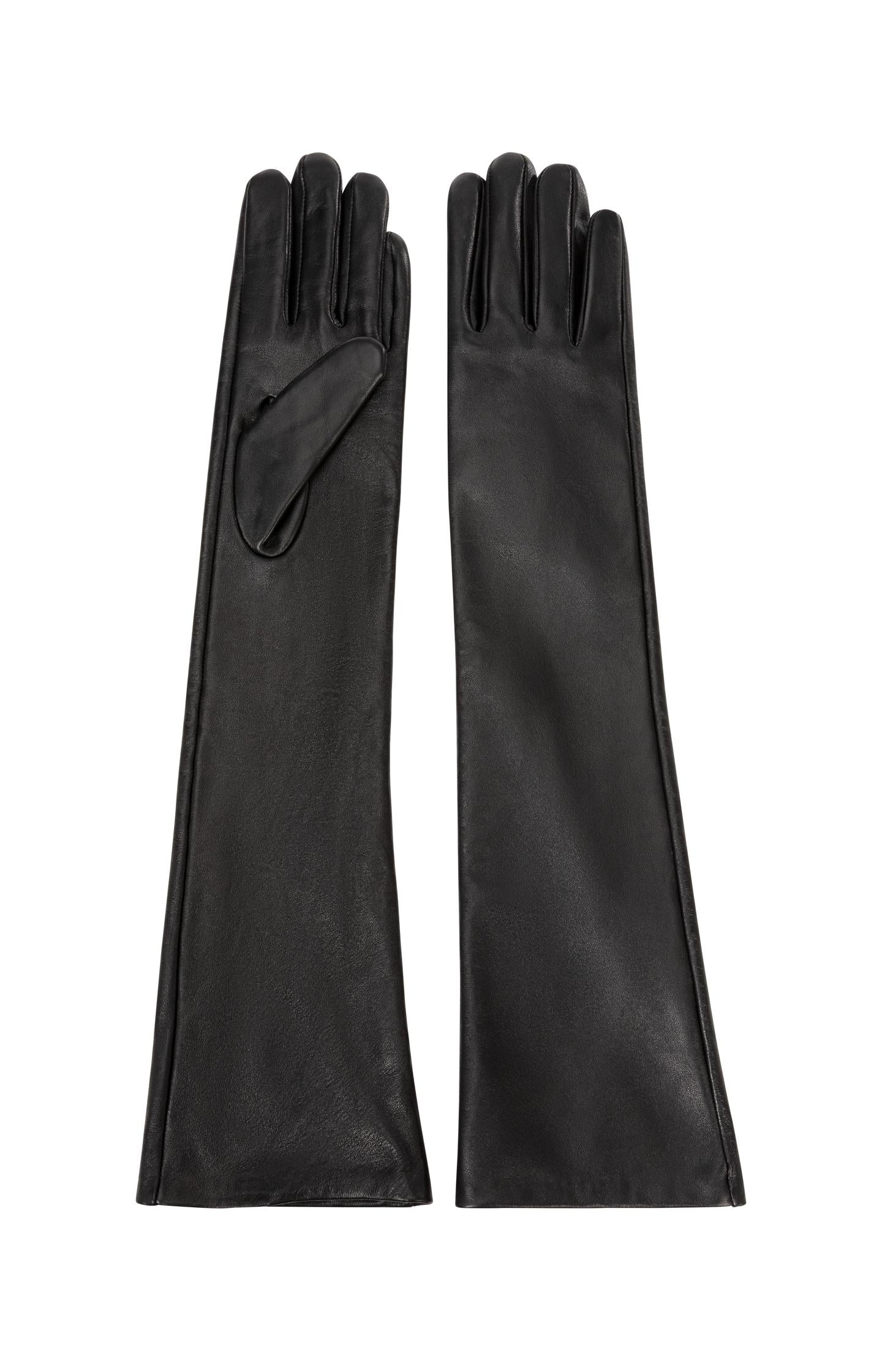Long leather gloves - Type: lookbook