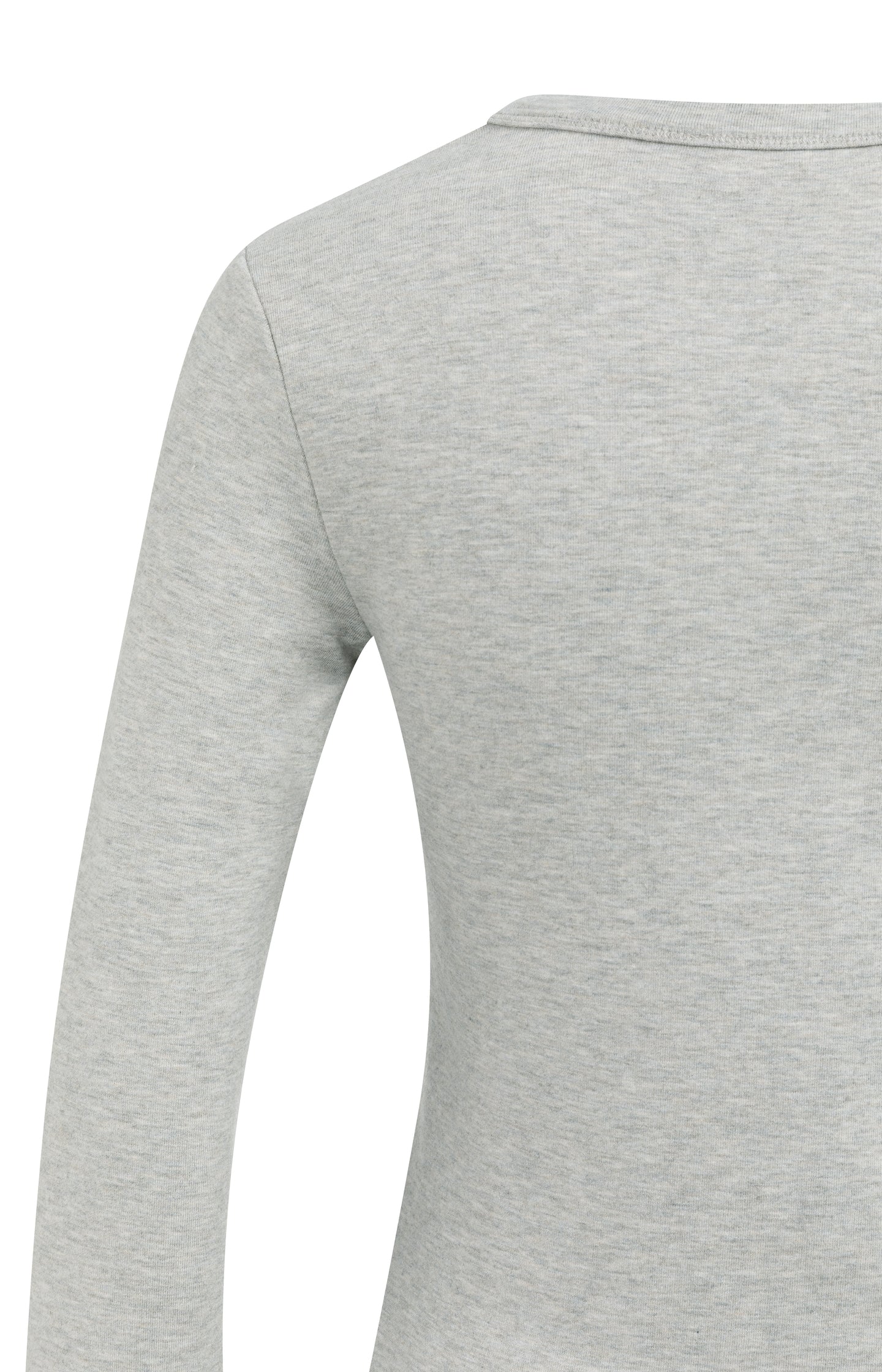 Long sleeve T-shirt with round neckline