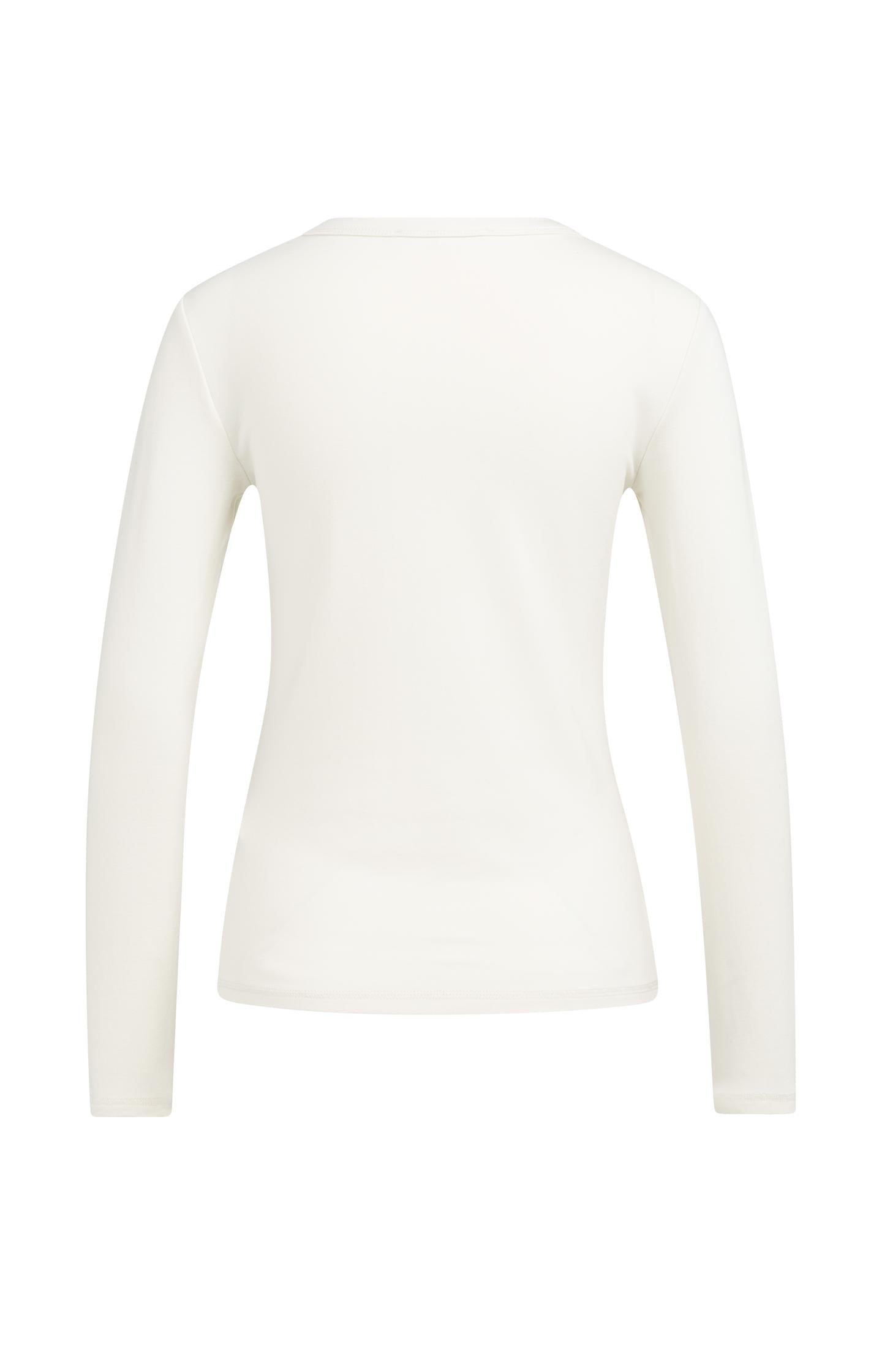 Long sleeve T-shirt with round neckline - Type: product