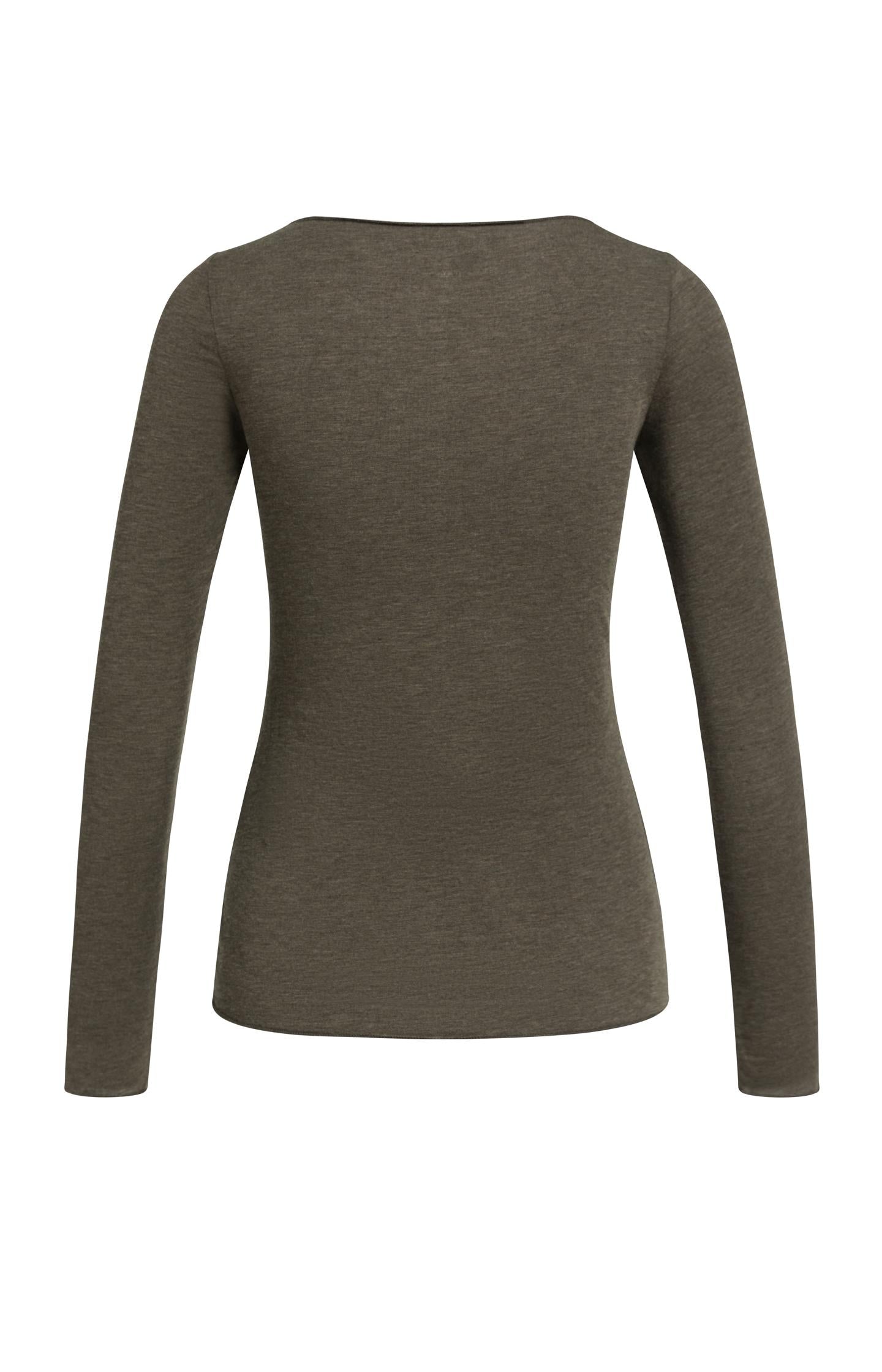 Long sleeve top with boat neck - Type: lookbook