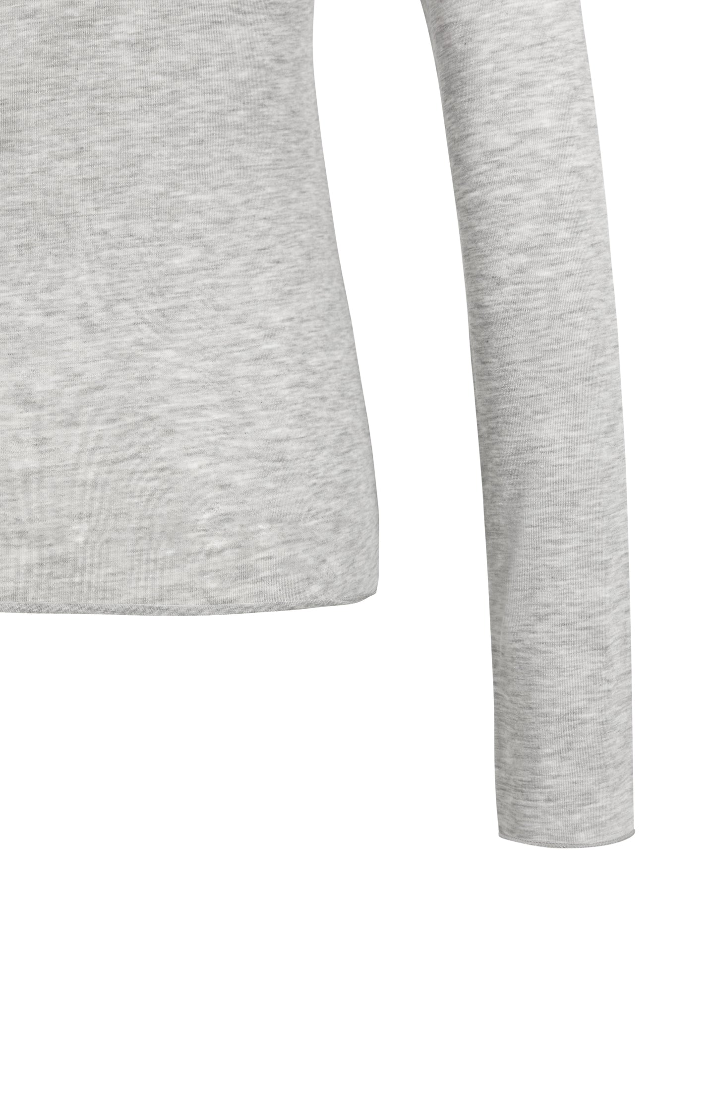 Long sleeve top with boat neck