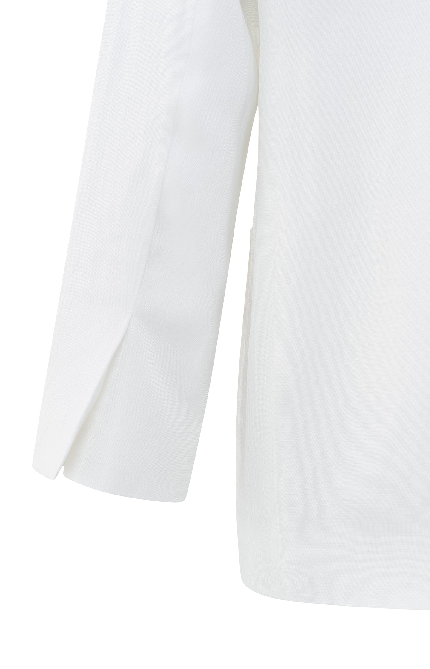 Loose fit blazer with patch pockets and slit details