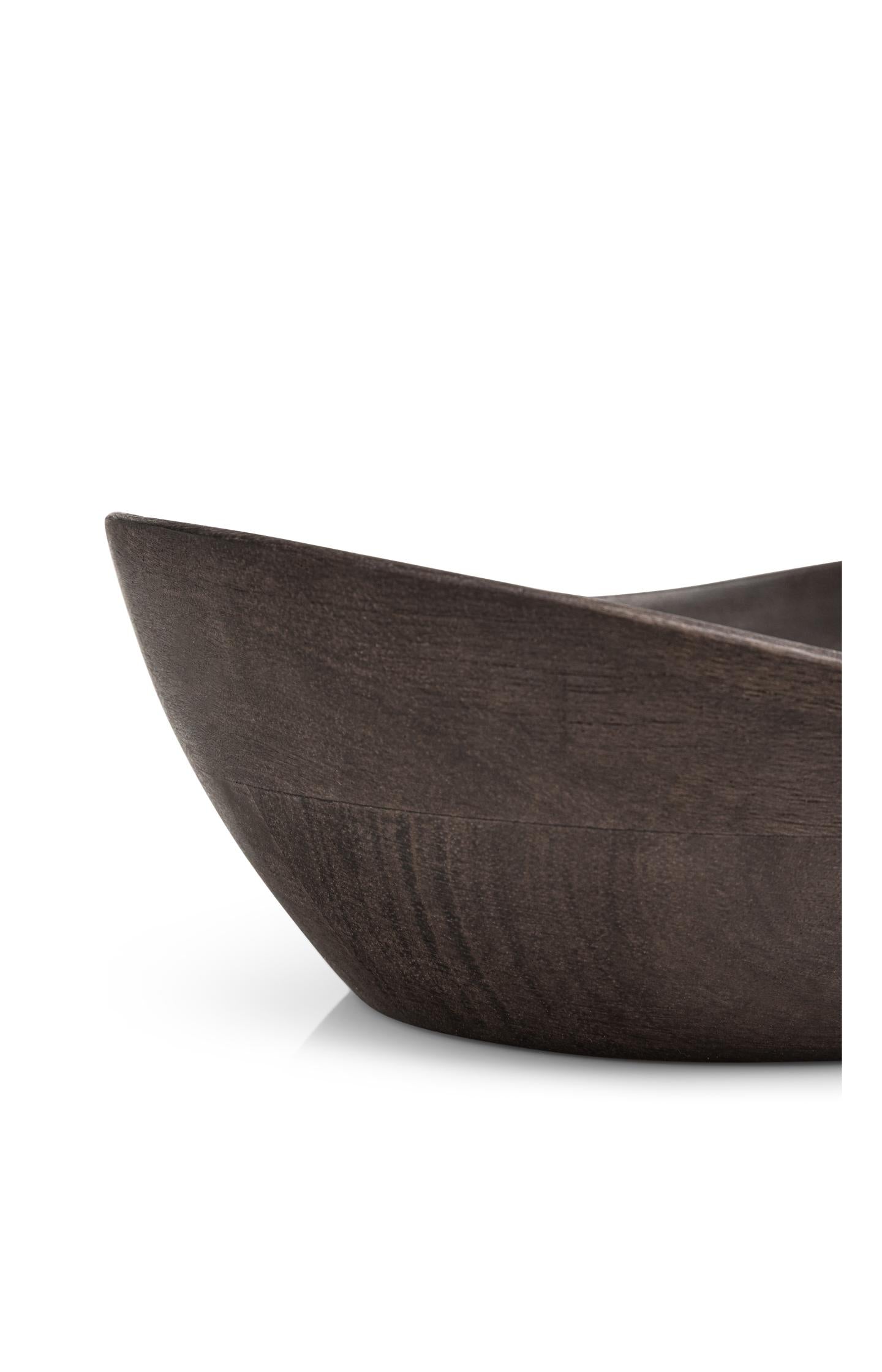 Mango wood bowl - large