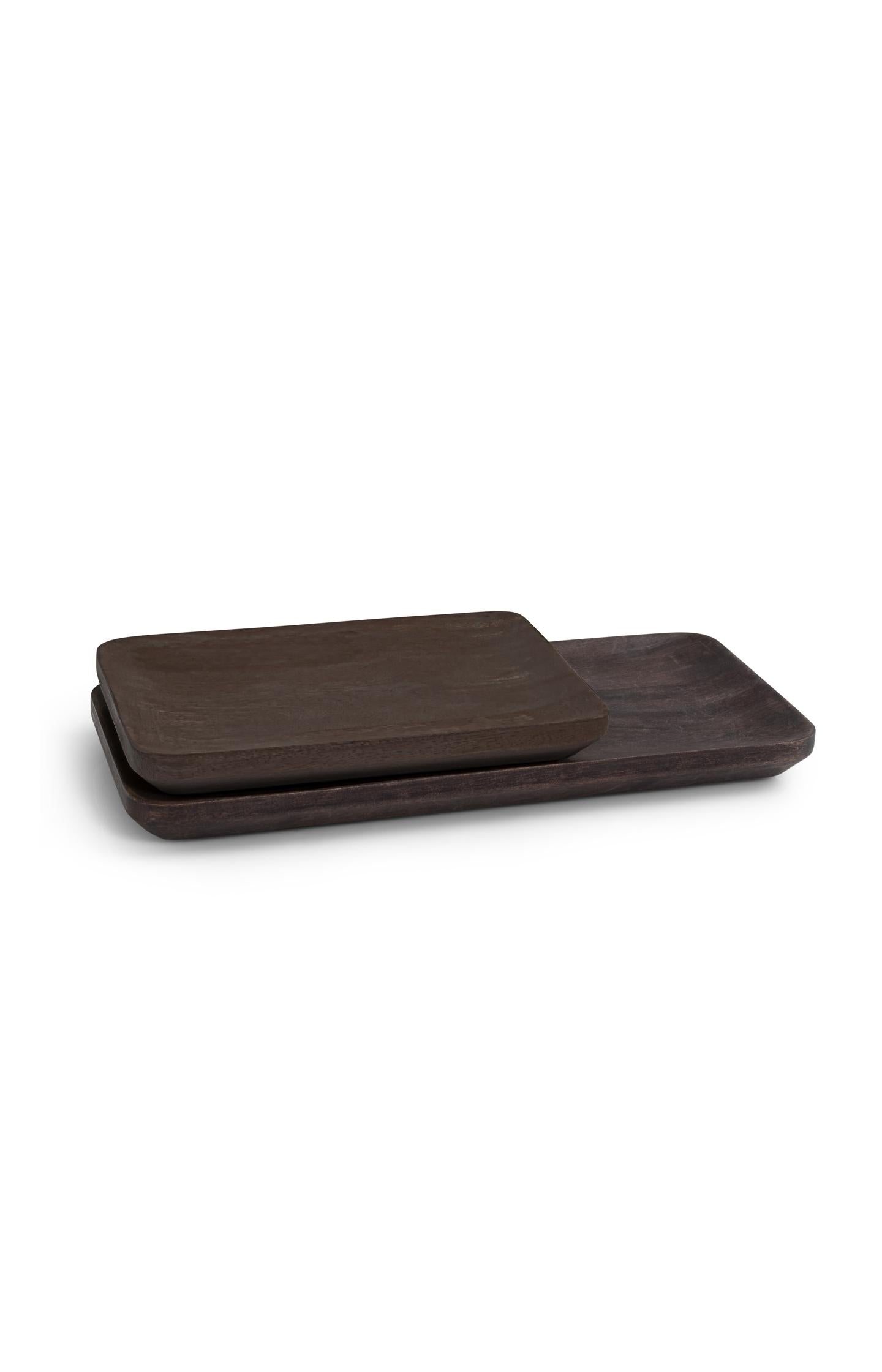 Mango wood serving platter - small