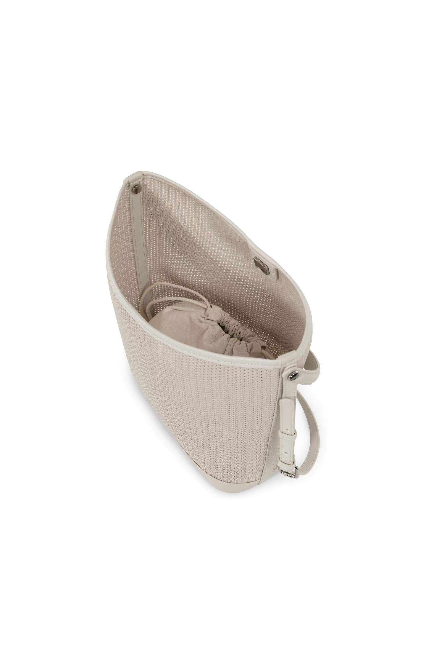 Mesh shoulder bag with inner pouch - Type: product