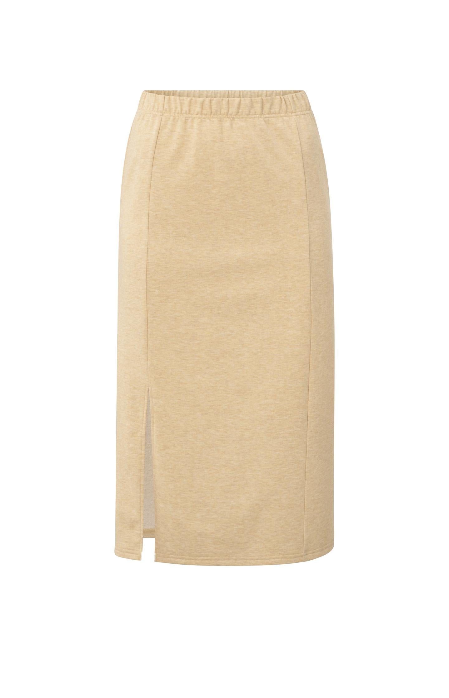 Midi skirt with slit and tie detail - Type: product