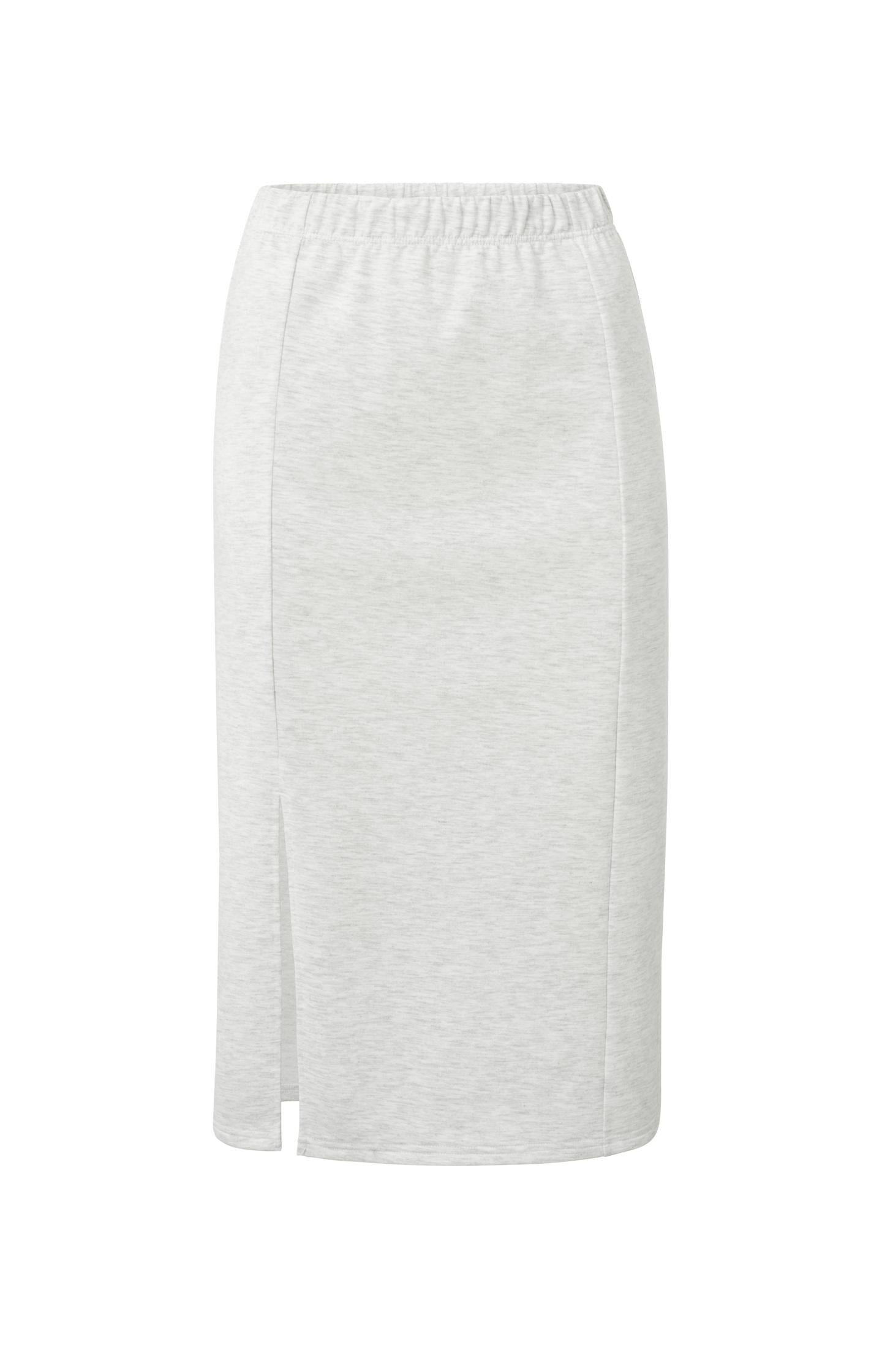 Midi skirt with slit and tie detail - Type: product