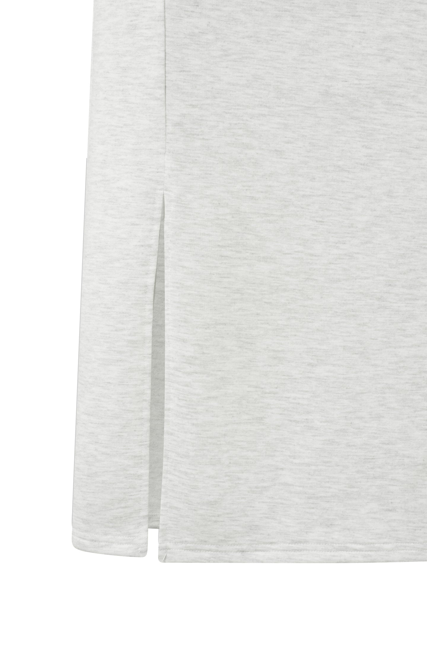 Midi skirt with slit and tie detail