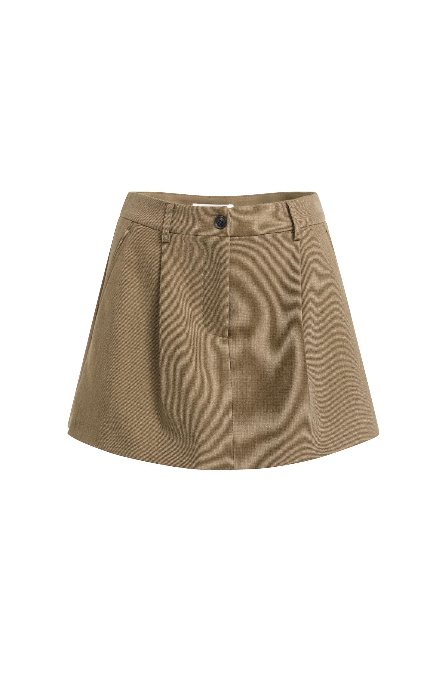 Mini-Skort mit Bundfalten