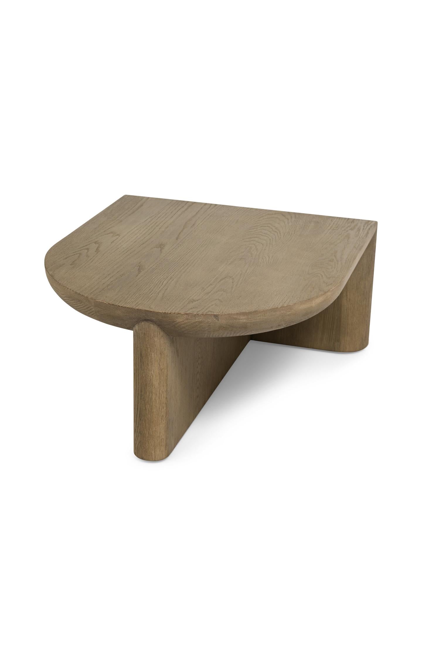 Oak veneer coffee table - Type: product