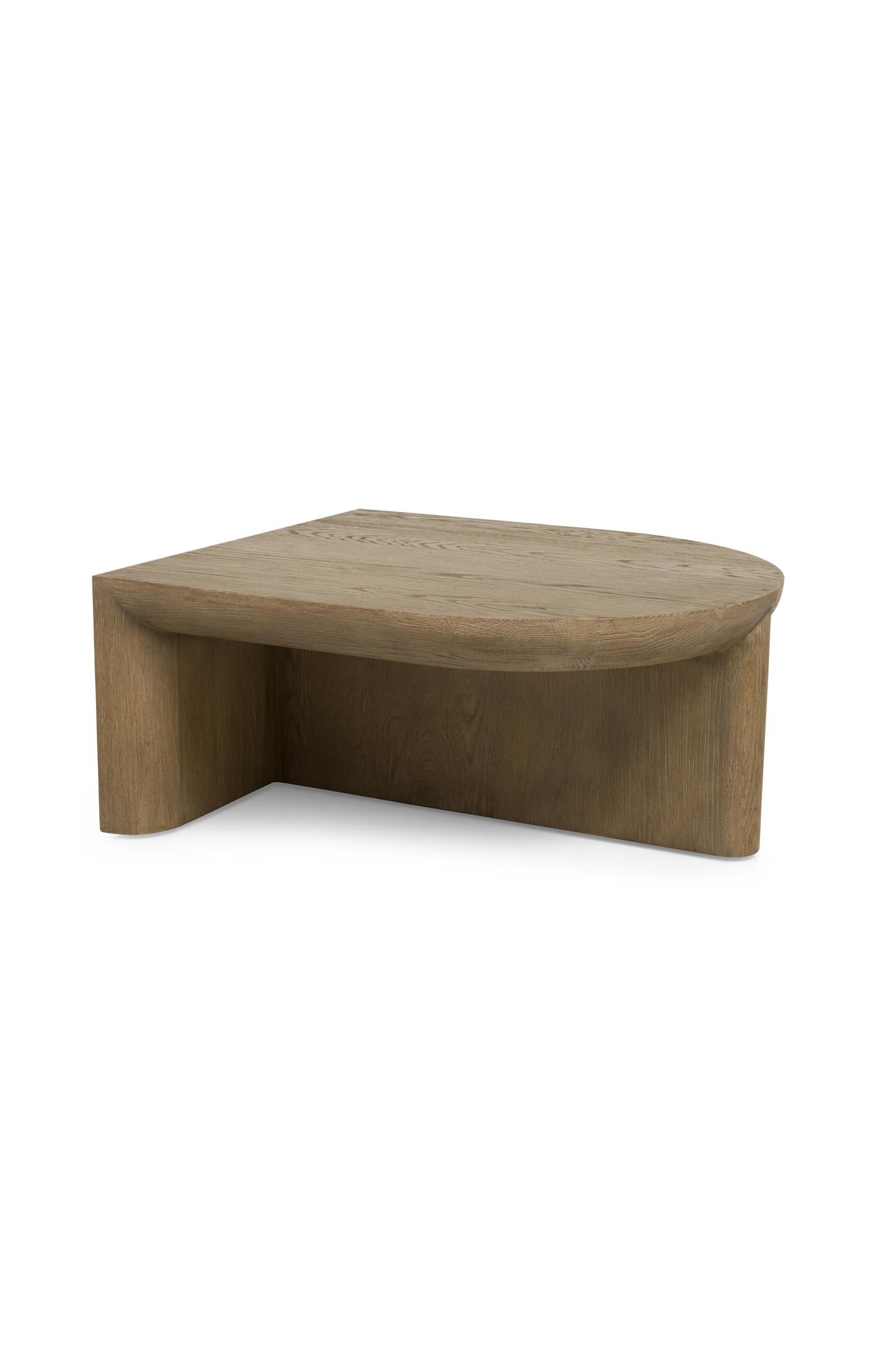 Oak veneer coffee table - Type: product