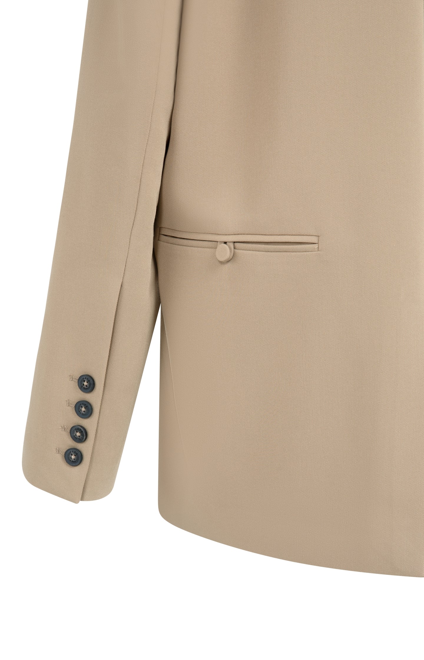 Oversized blazer with fancy button details