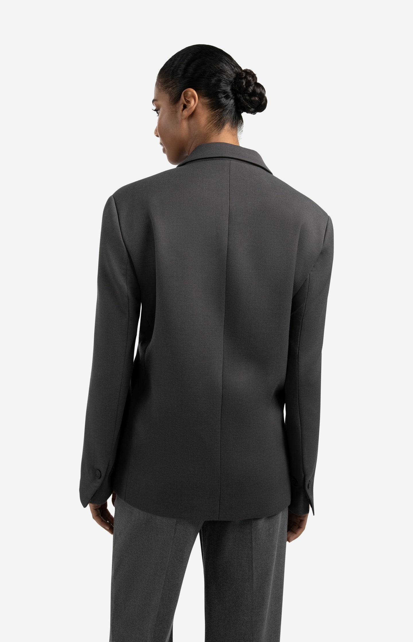 Oversized blazer with sleeve tape detail