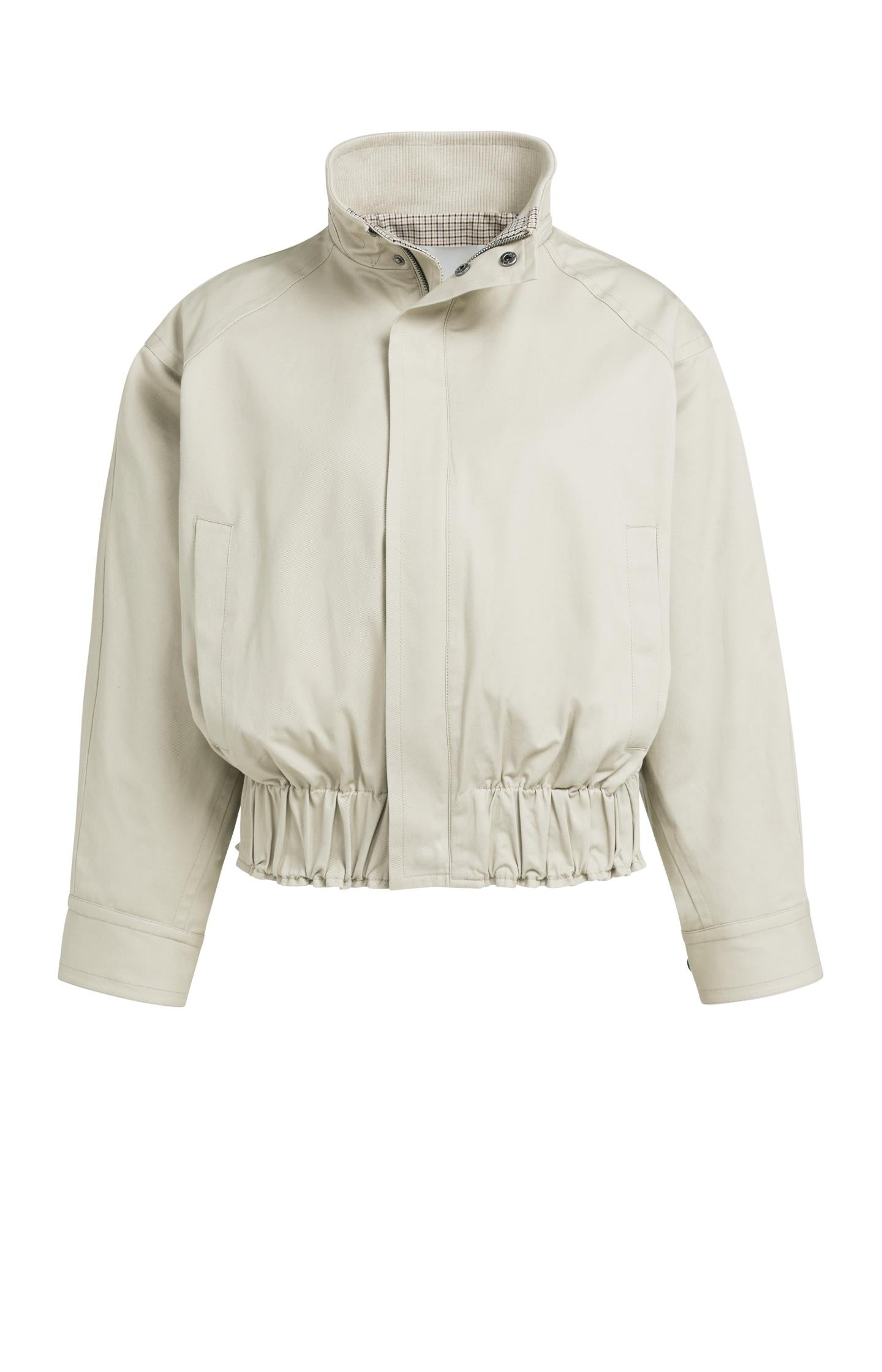 Oversize-Jacke mit Stehkragen