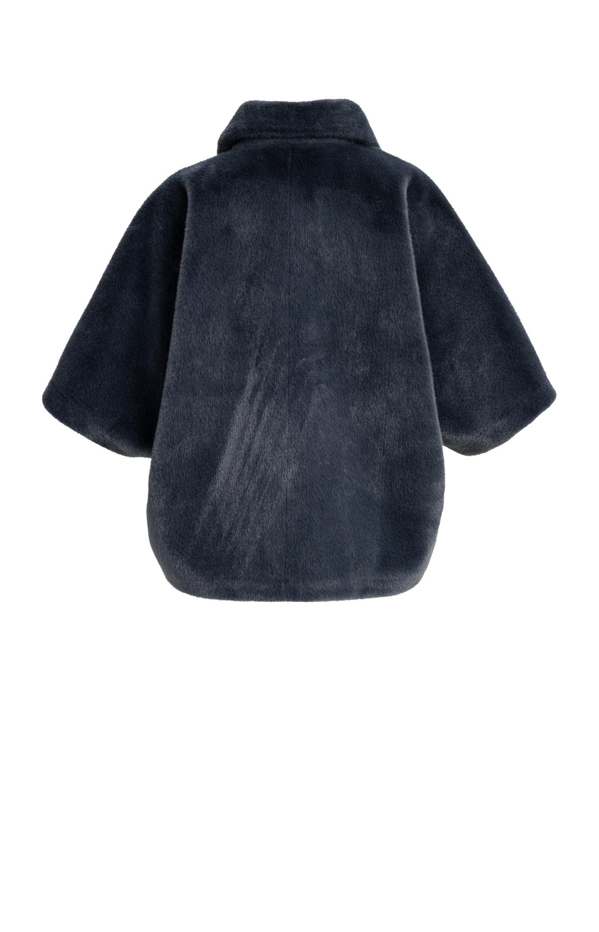 Oversized reversible faux fur jacket - Dark Anthracite
