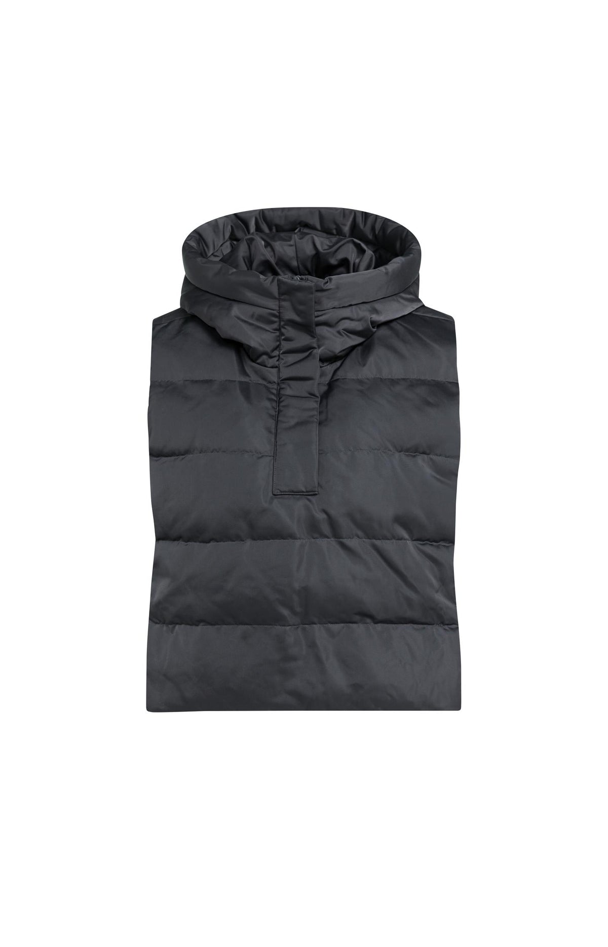 Padded bodywarmer with hood - Type: product