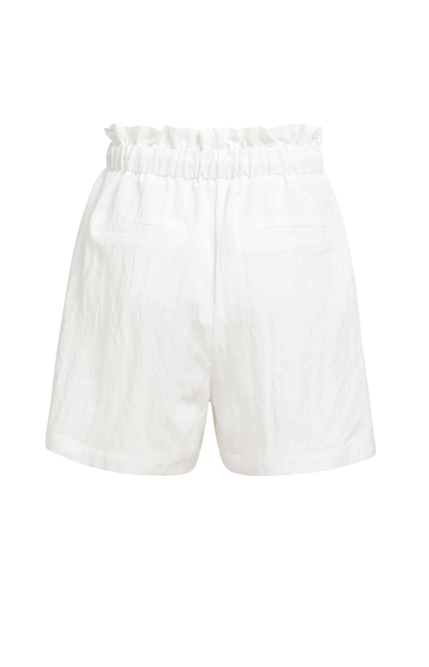 Paperbag bermuda with cargo pockets