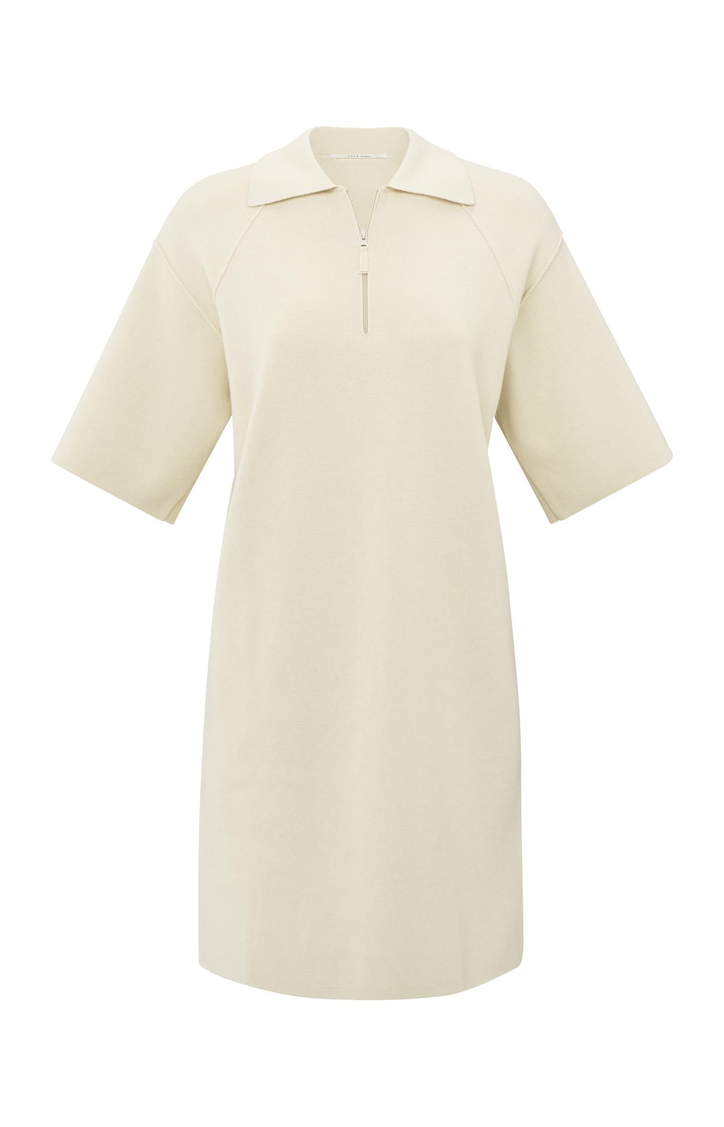 Polo dress with zipper - Type: product