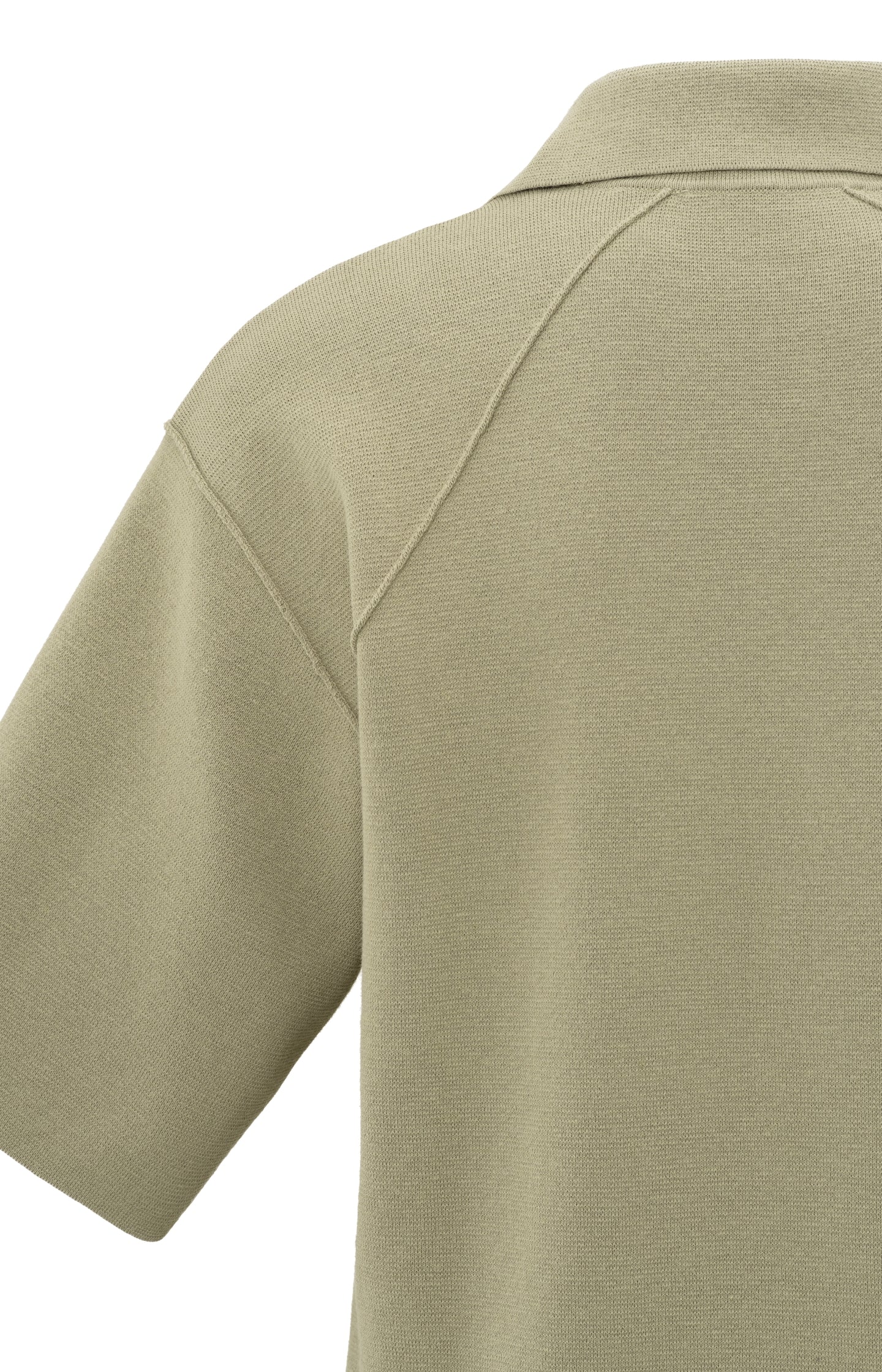 Polo dress with zipper