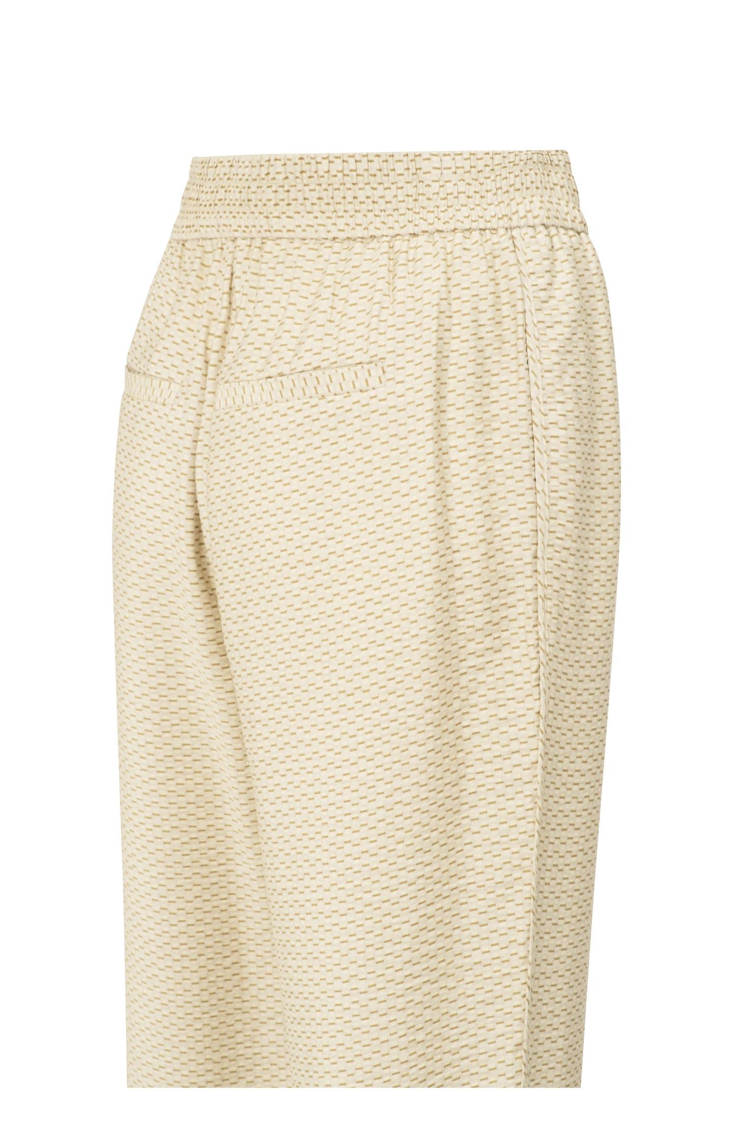 Printed woven trousers