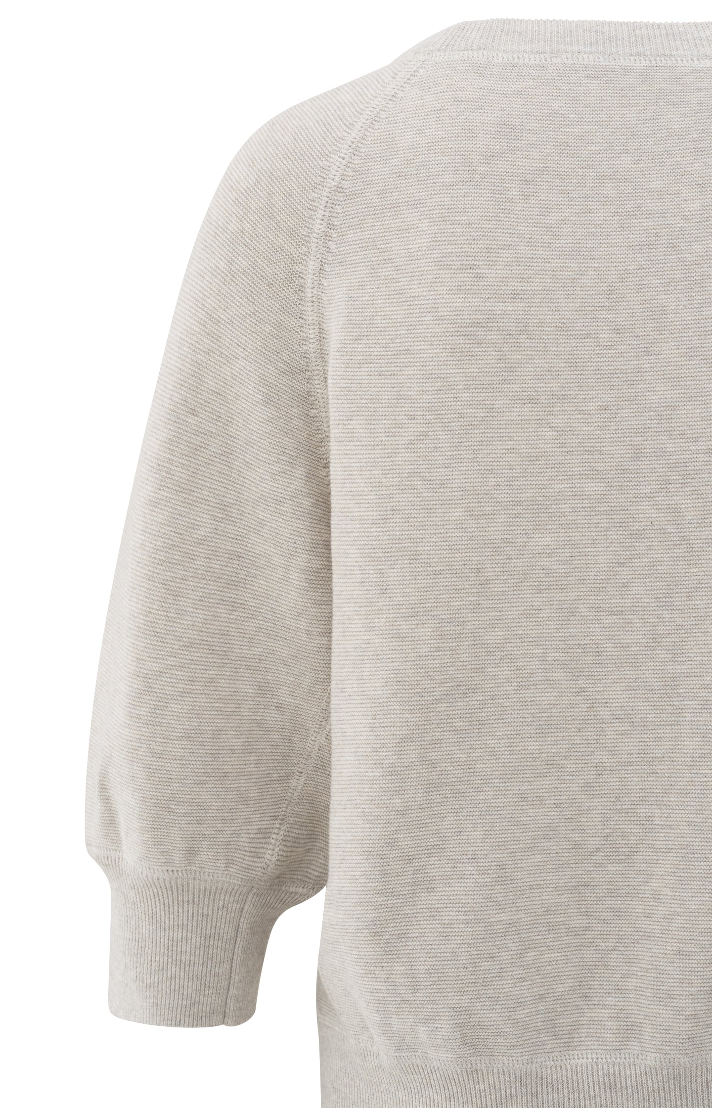 Raglan sweater with subtle balloon sleeves