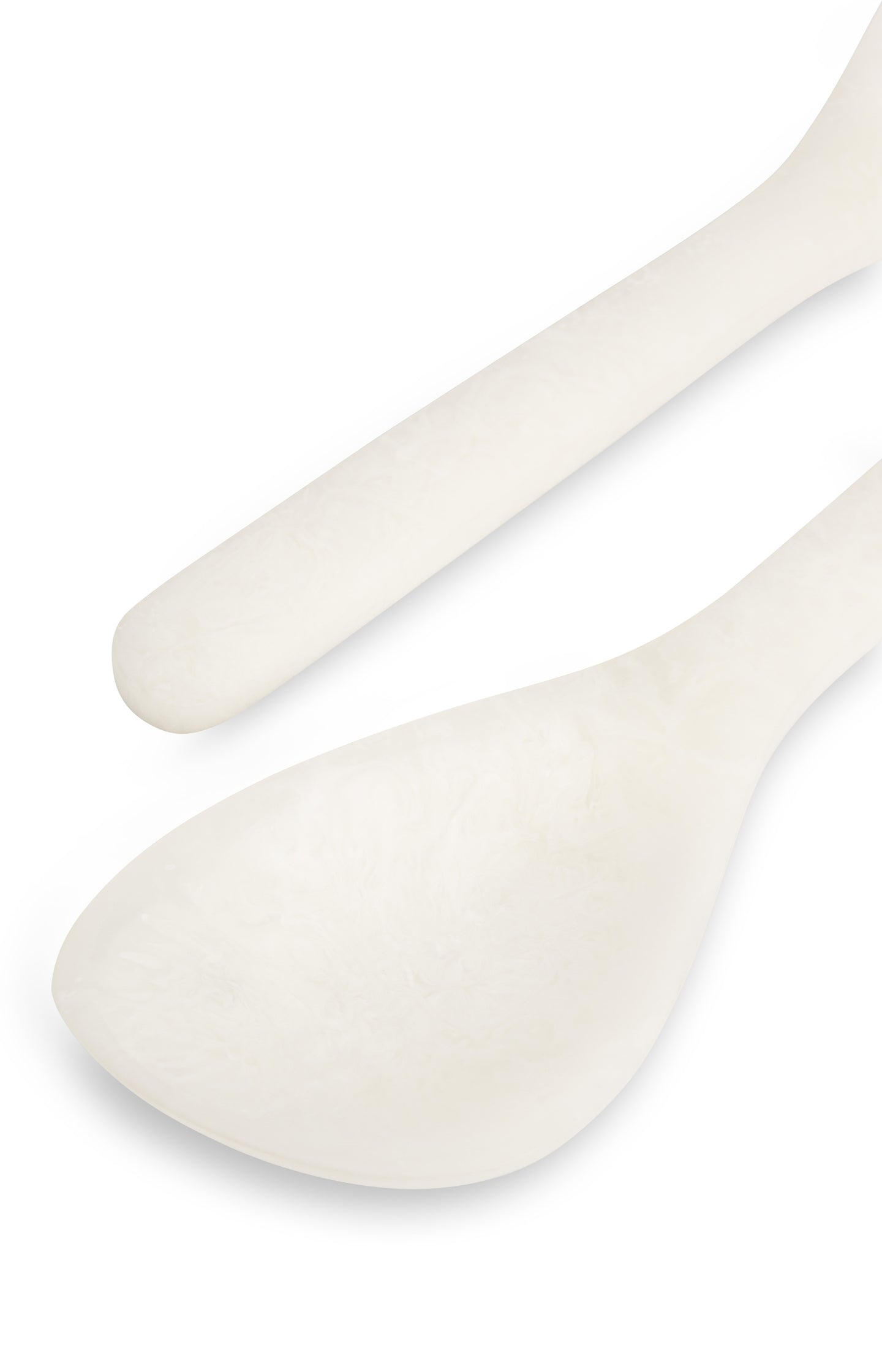Resin salad servers with marbled finish - Type: product