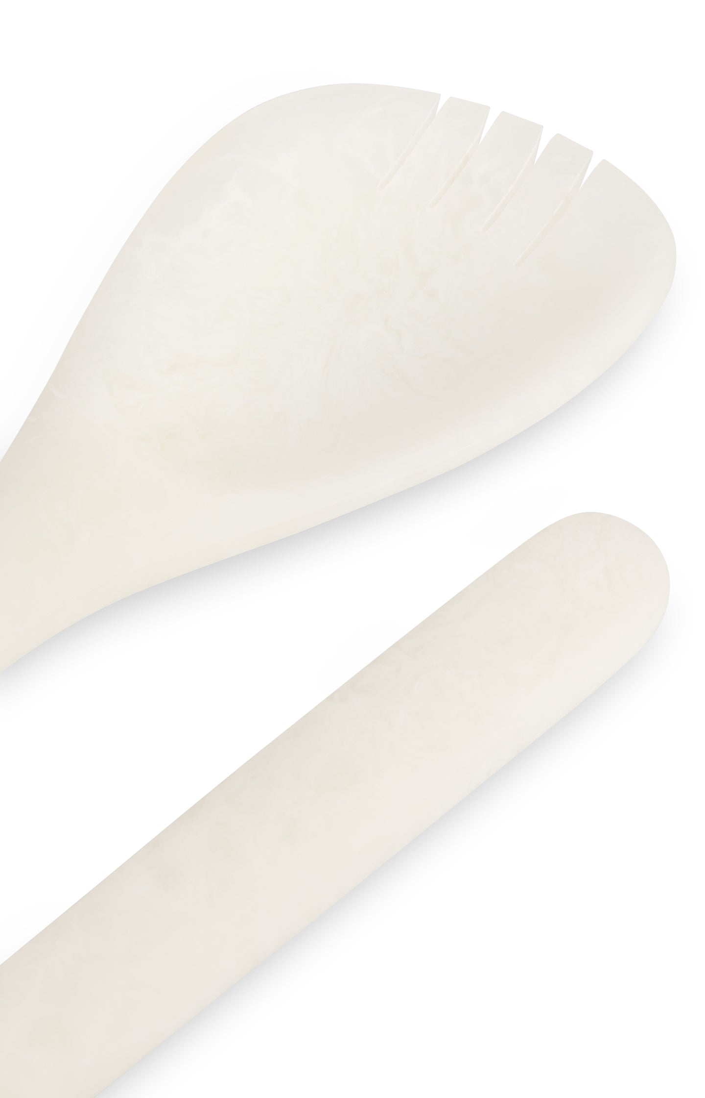 Resin salad servers with marbled finish - Type: product