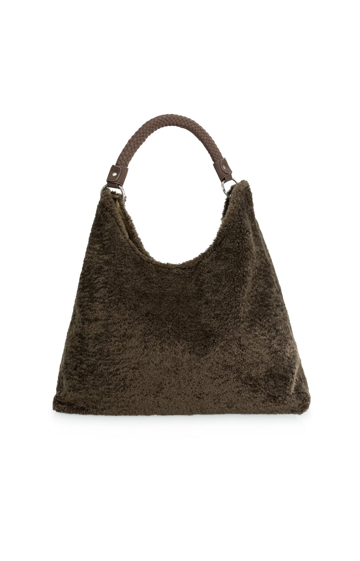 Reversible shopper with faux fur - Type: lookbook