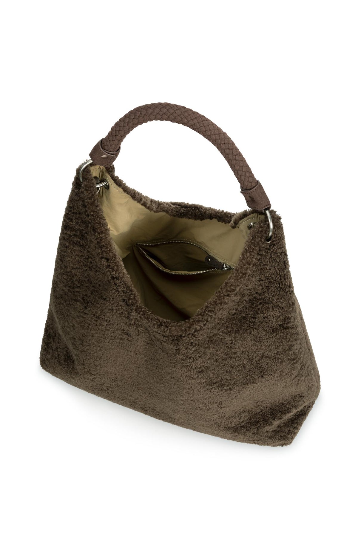 Reversible shopper with faux fur - Type: lookbook