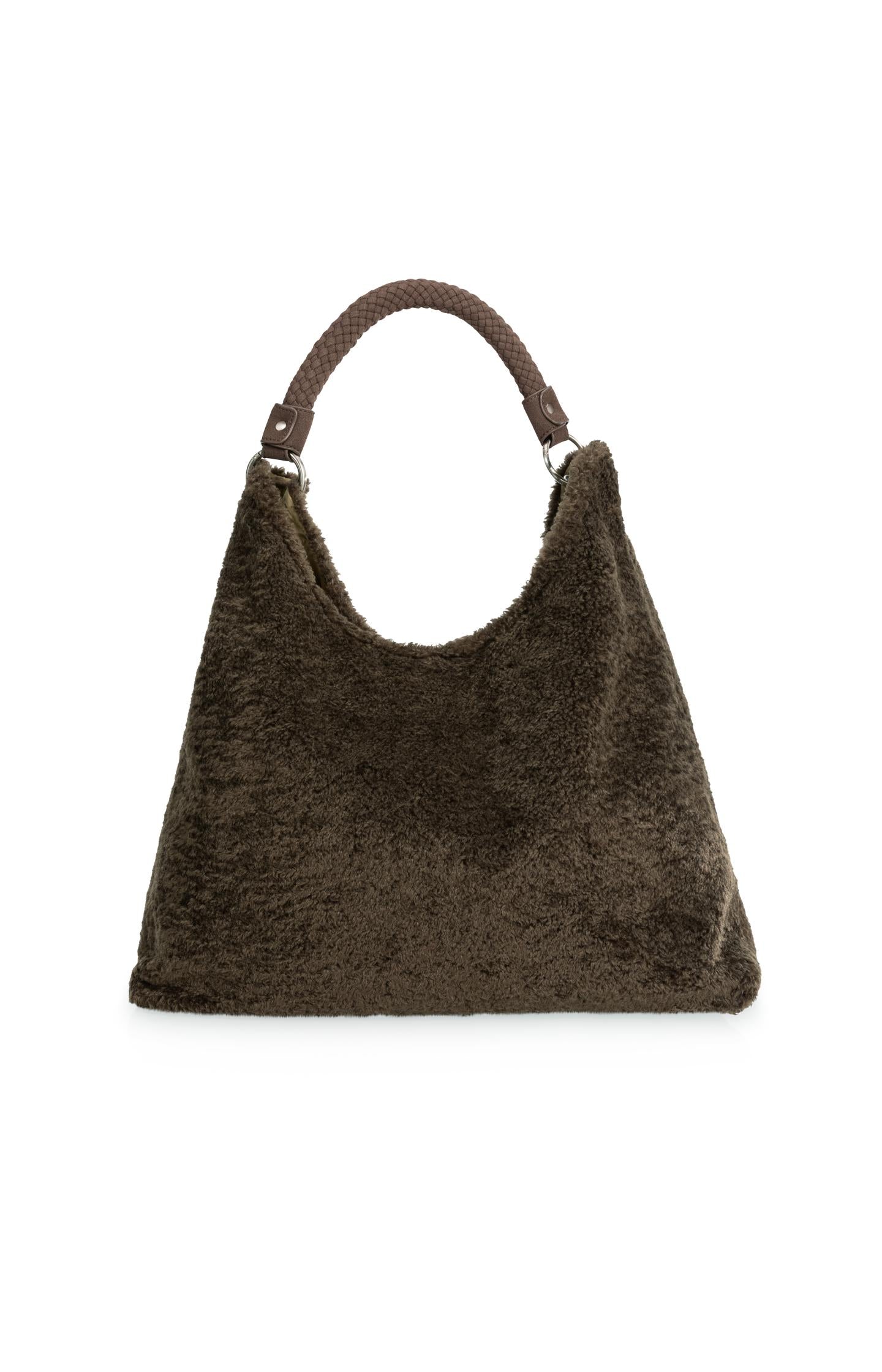 Reversible shopper with faux fur - Type: lookbook