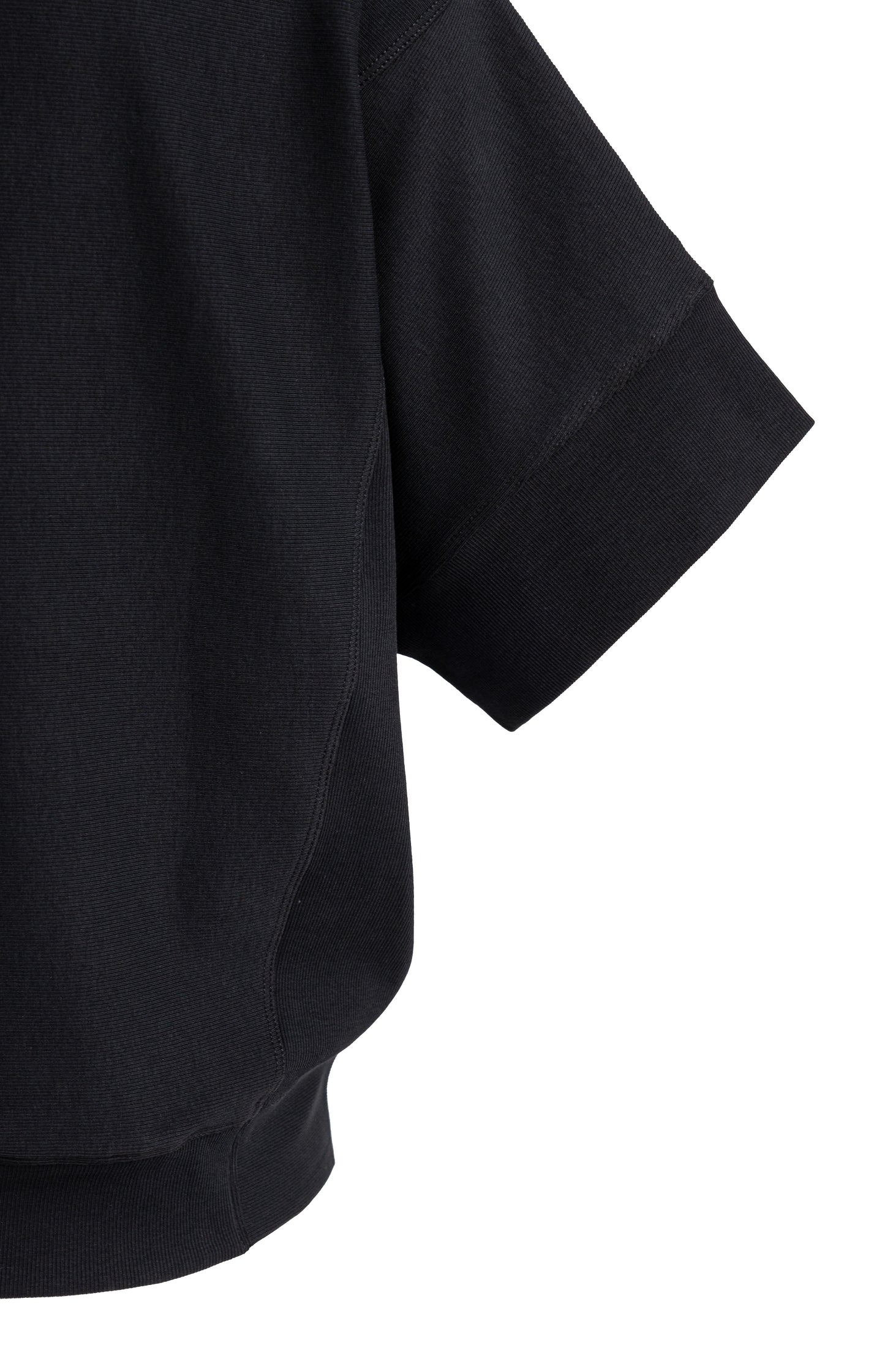 Ribbed jersey top with short sleeves - Type: product