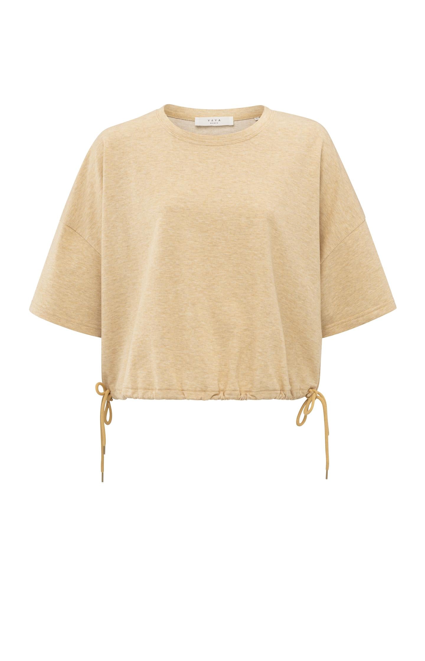 Short sleeve sweatshirt with drawstrings - Type: product
