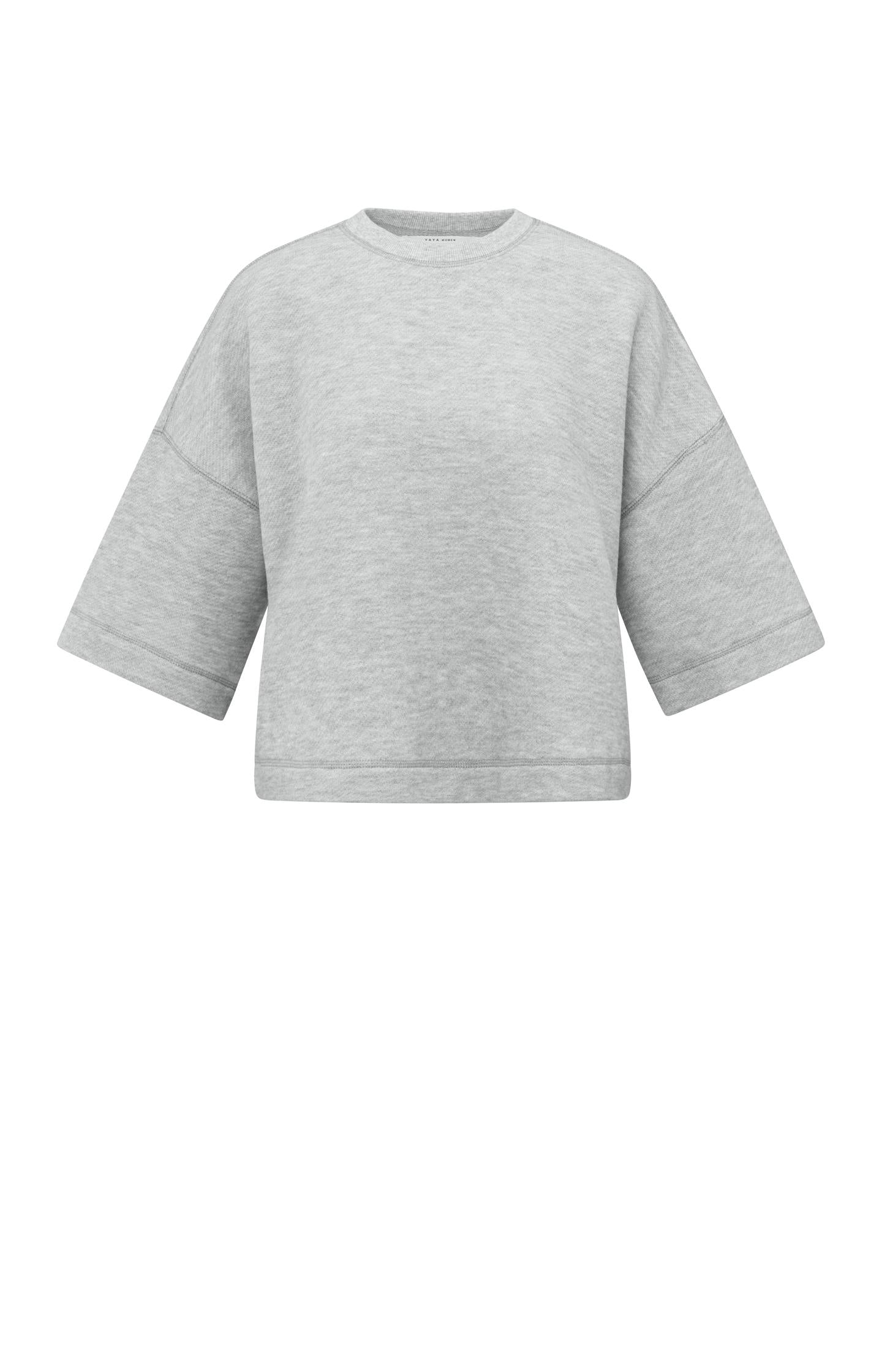 Short-sleeve sweatshirt with relaxed fit - Type: product