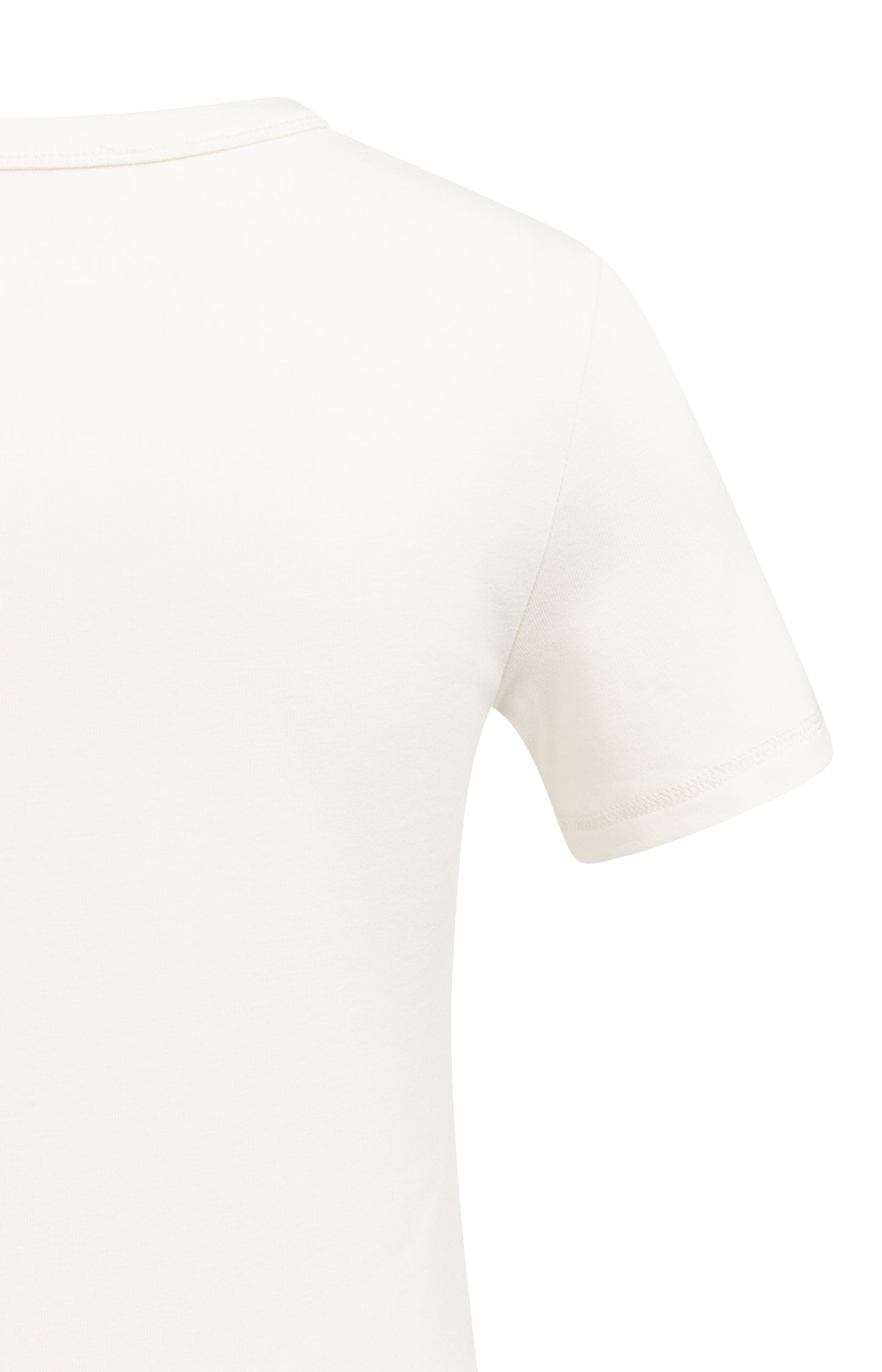 Short sleeve T-shirt with round neck
