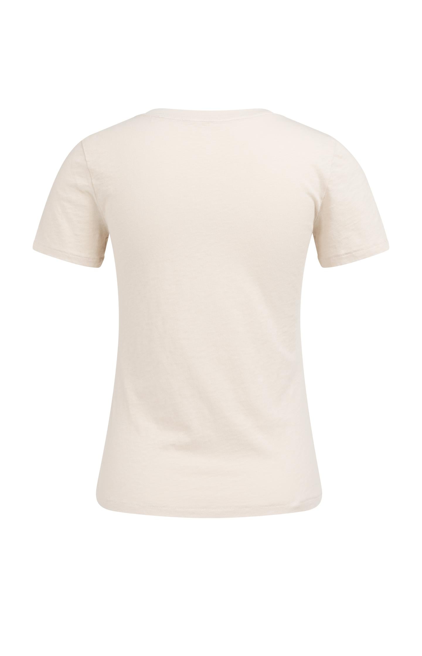 Short sleeve T-shirt with subtle washed effect