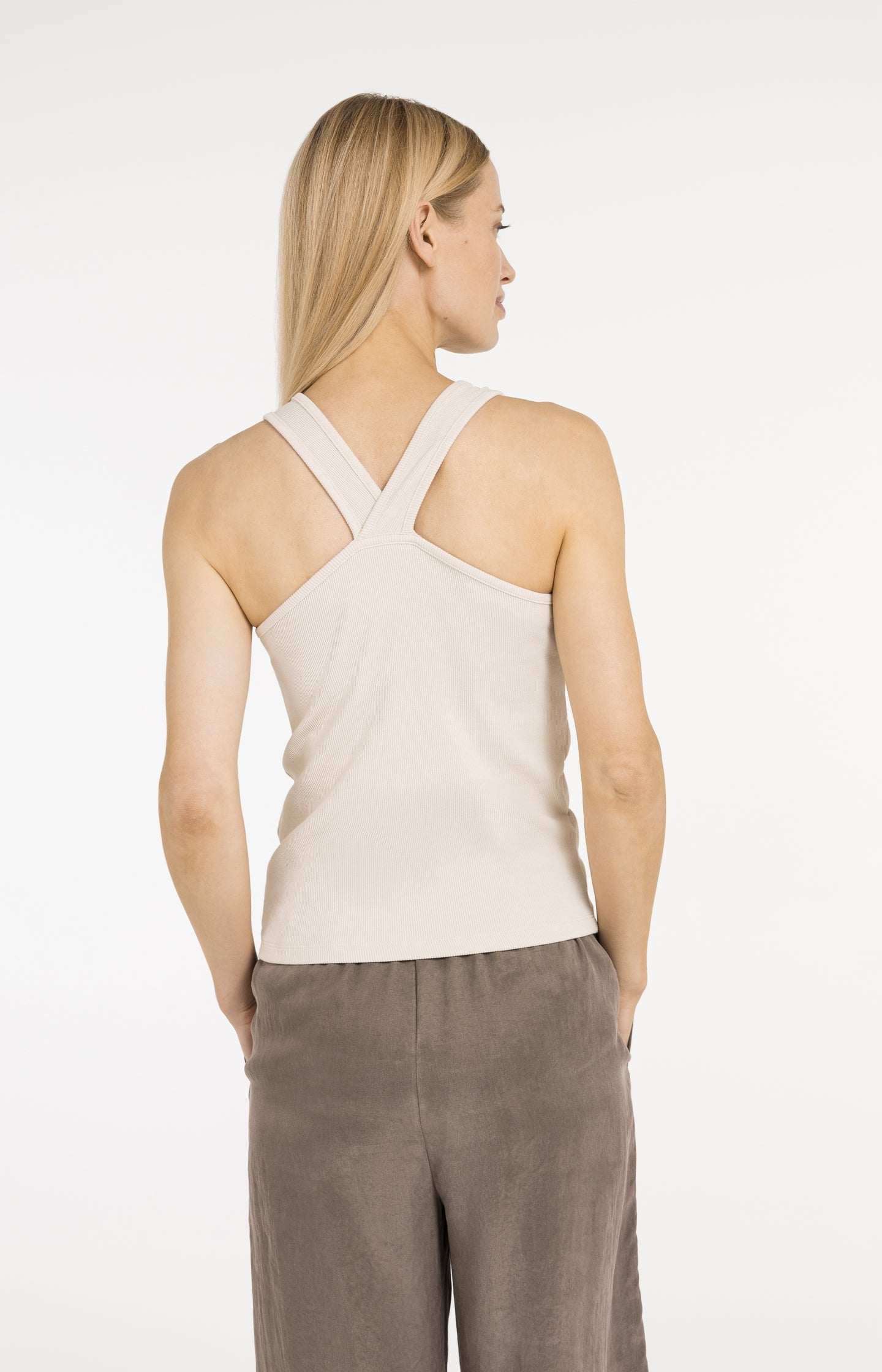 Singlet with crossed back detail