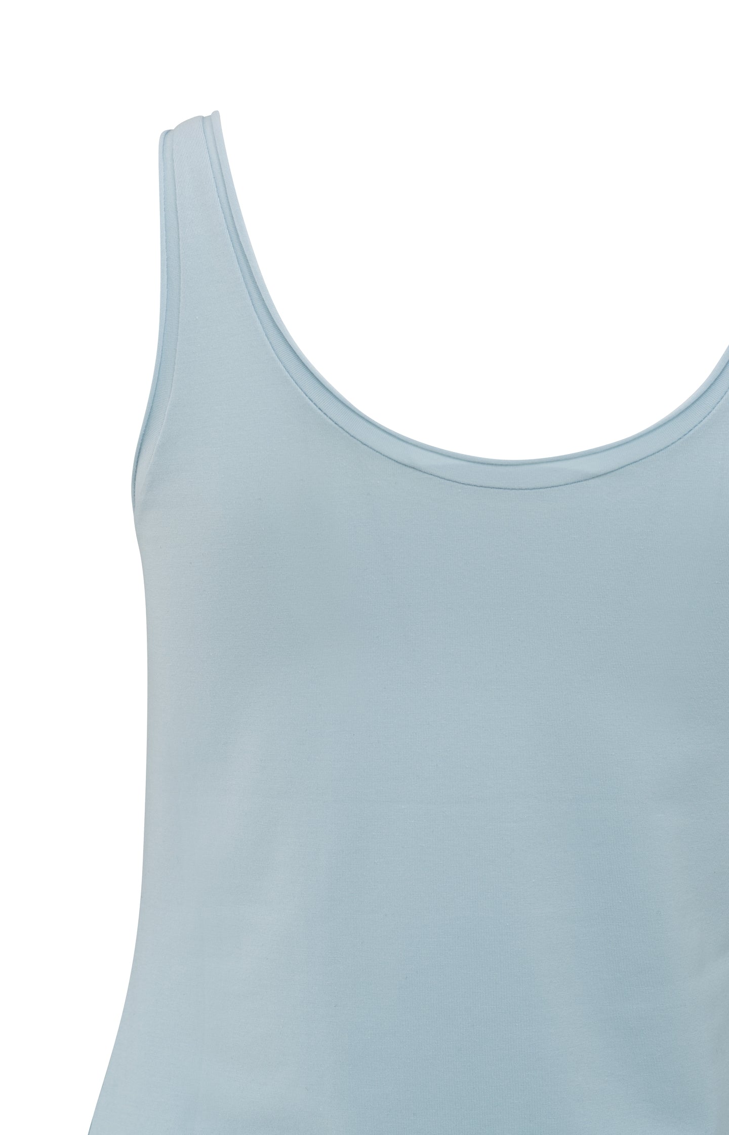 Singlet with low neckline