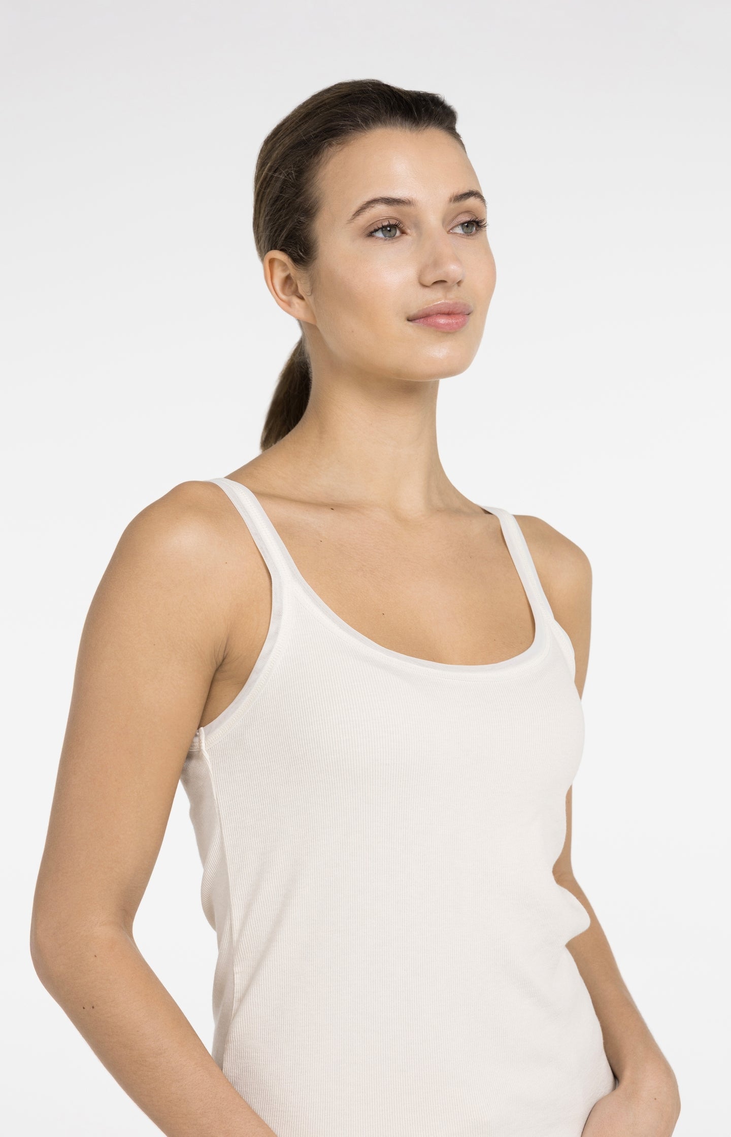 Singlet with mesh detail - Type: lookbook