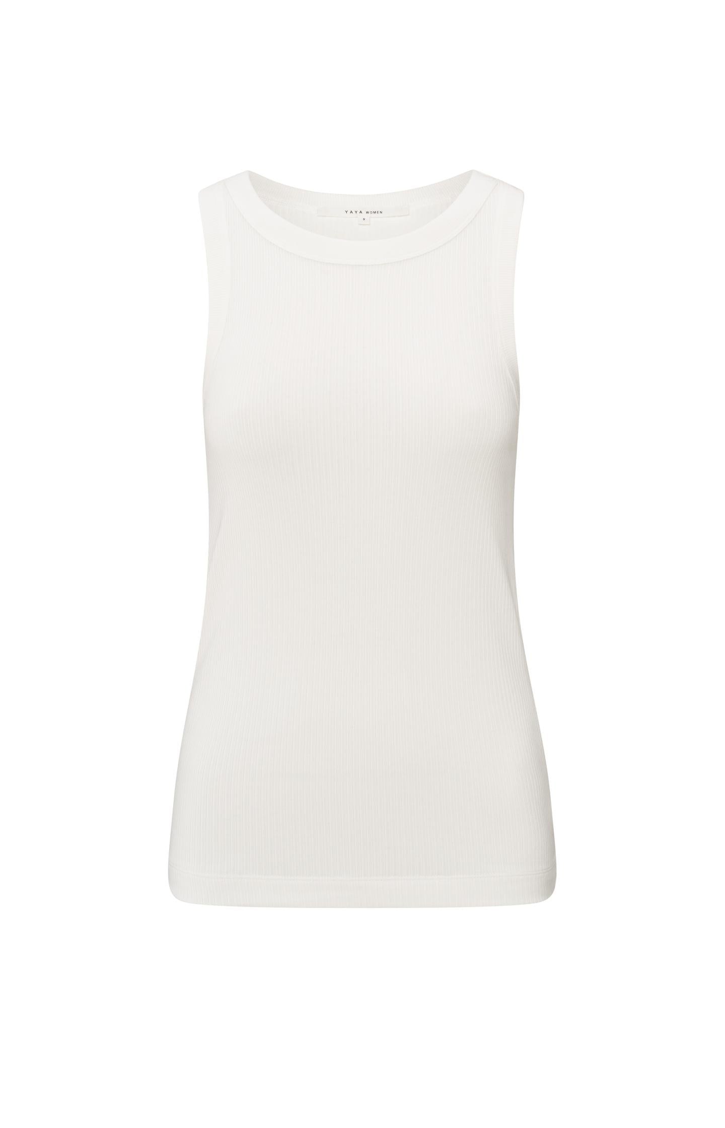 Singlet with ribbed trims - Type: product