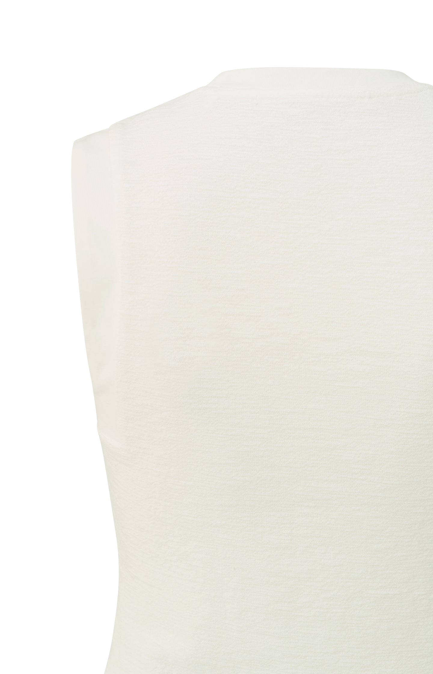 Singlet with round neck and shoulder detail in regular fit