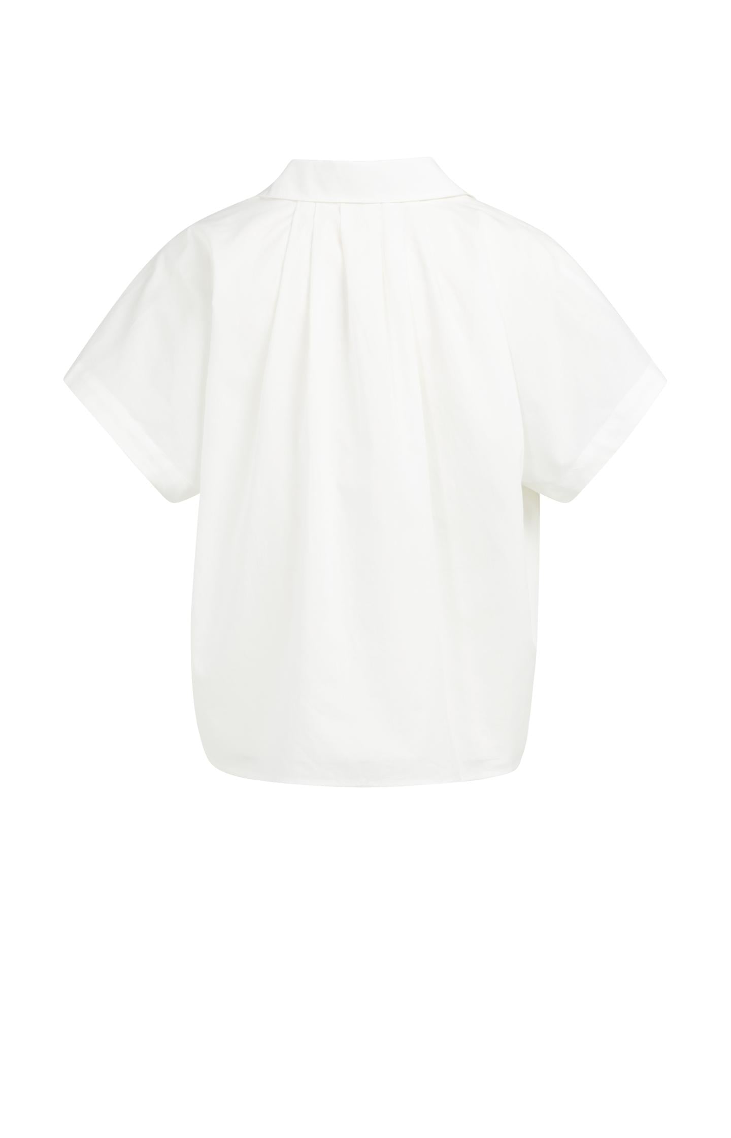 Sleeveless blouse with button details